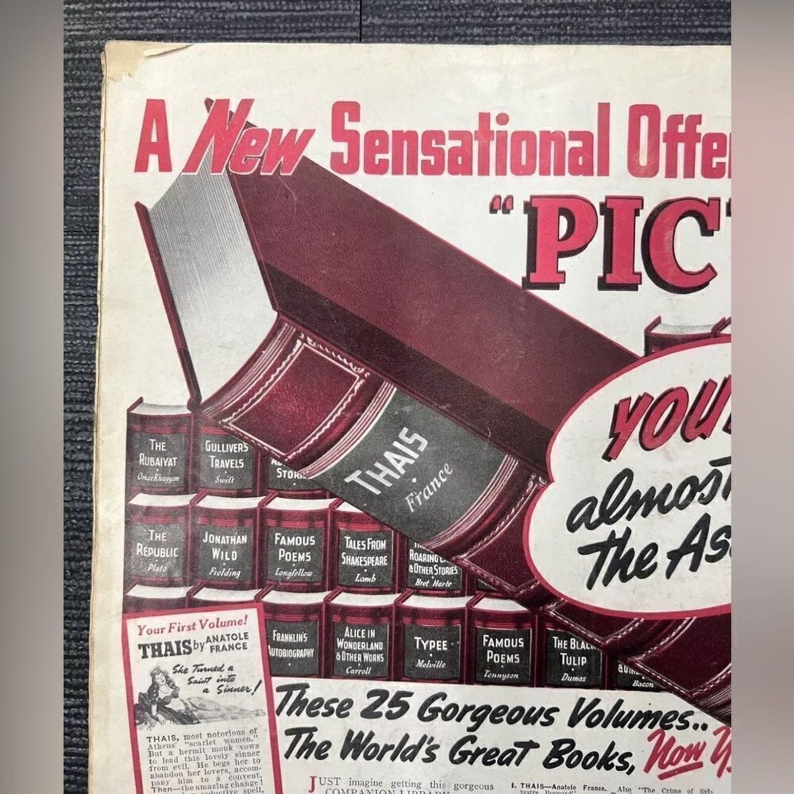 PICARD Vintage PIC Magazine - 1940 - Collectible! Size ONE SIZE - 4 Thumbnail