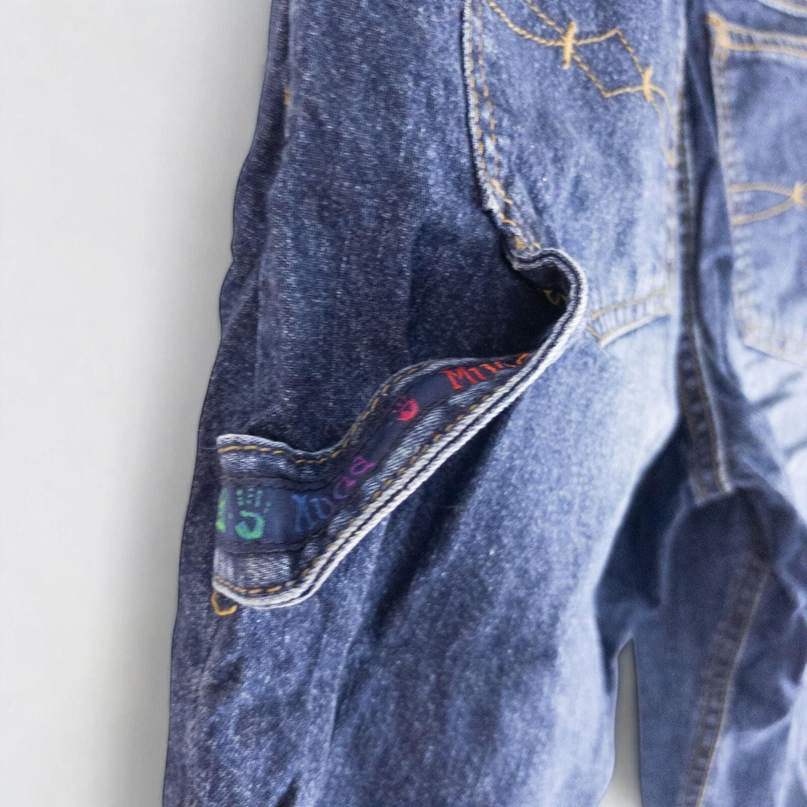 Steve Madden Mudd Vintage Blue Solid Jeans Womens XSmall Size 24" / US 00 / IT 34 - 8 Thumbnail