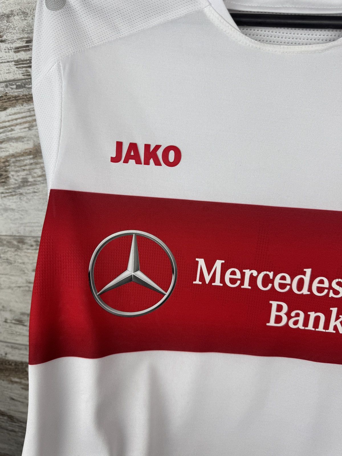 Vintage Vintage Jako VfB Stuttgart soccer jersey T-shirt home away Size US S / EU 44-46 / 1 - 8 Thumbnail