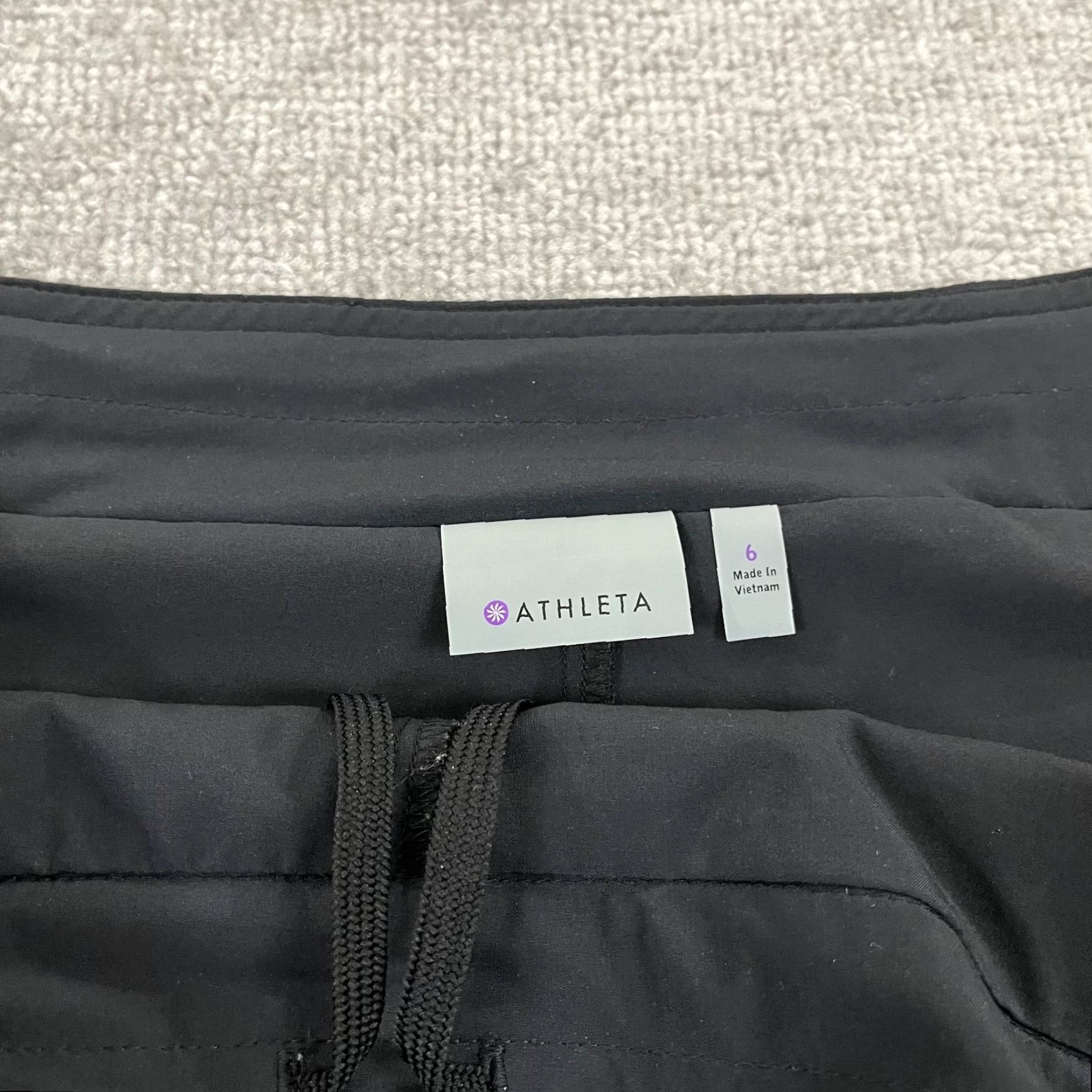 Athleta ATHLETA Skort Womens Size 6 Black Everyday Golf Tennis Lined Pockets Stretch Size ONE SIZE - 4 Thumbnail