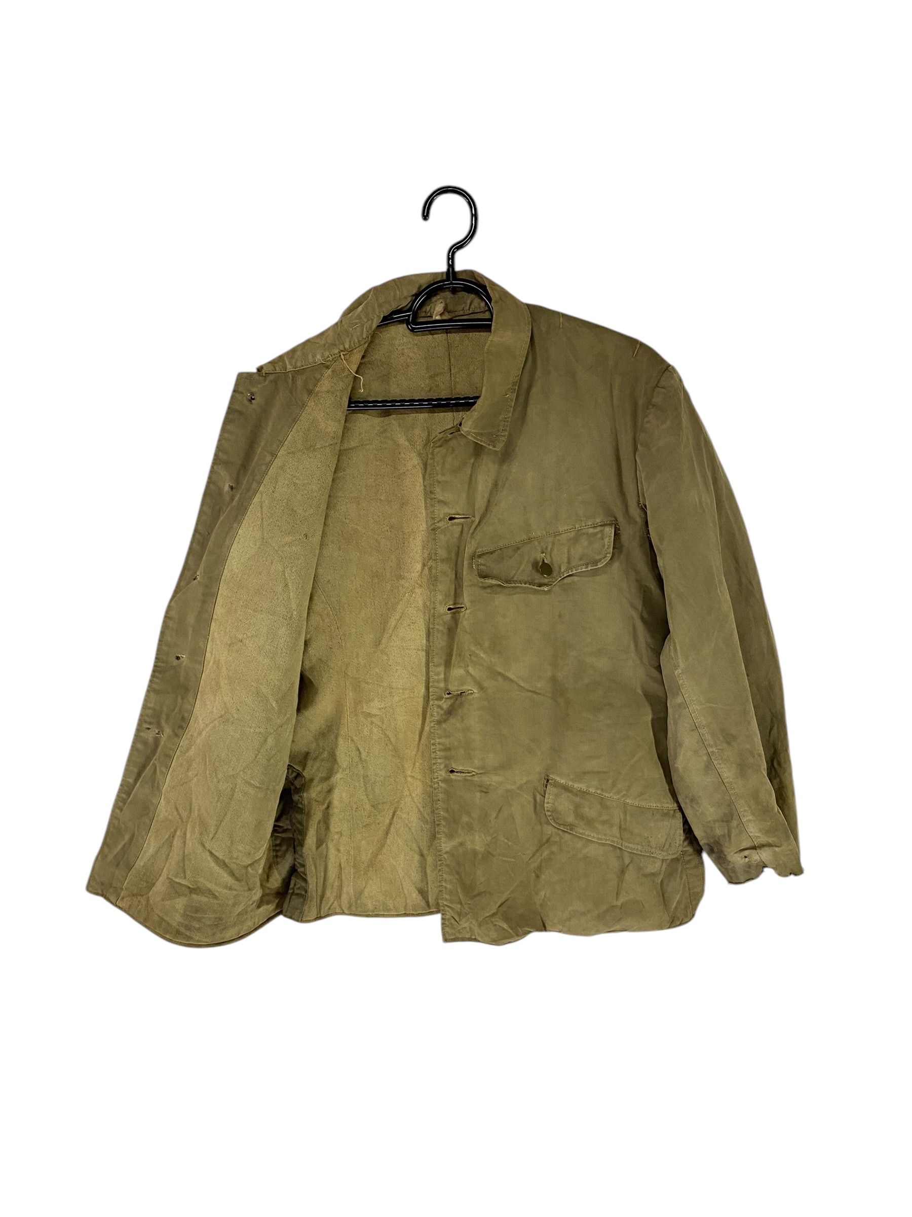 Vintage 1940s Showa era japanese distressed works jacket Size US S / EU 44-46 / 1 - 3 Thumbnail