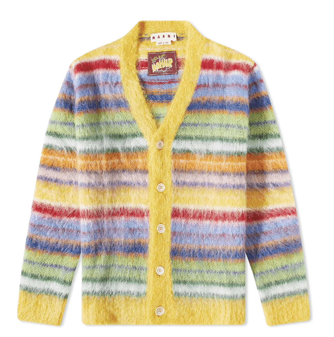 Marni MARNI STRIPED MOHAIR CARDIGAN F/W 2023 SIZE IT 52/US L-XL Size US L / EU 52-54 / 3 - 1 Thumbnail