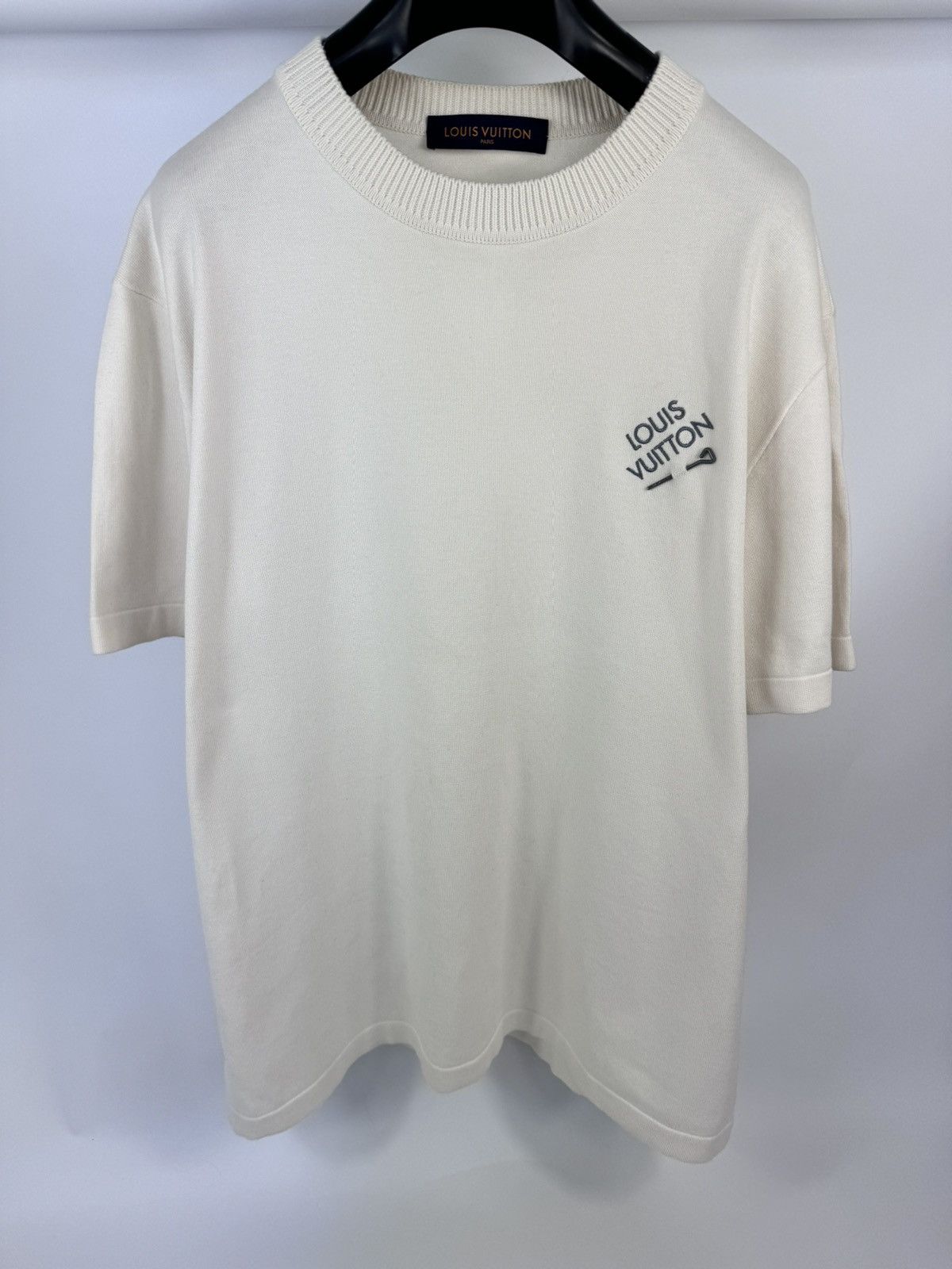 Louis Vuitton LOGO EMBROIDERED T-SHIRT Size US XL / EU 56 / 4 - 1 Thumbnail