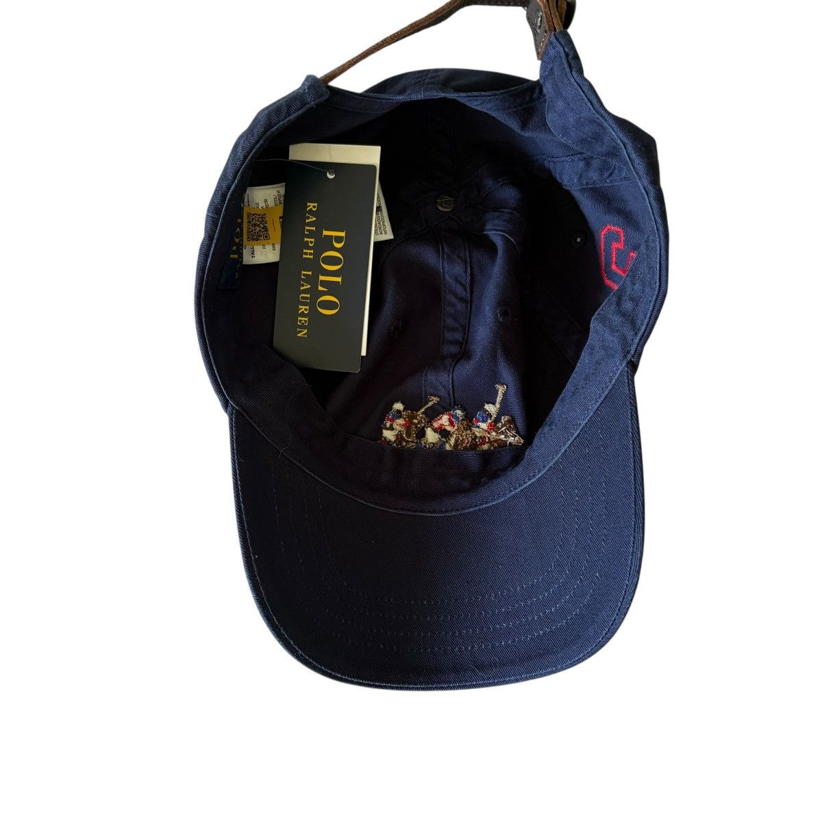 Polo Ralph Lauren Polo Ralph Lauren Triple Pony Navy Blue Baseball Cap Size ONE SIZE - 6 Thumbnail