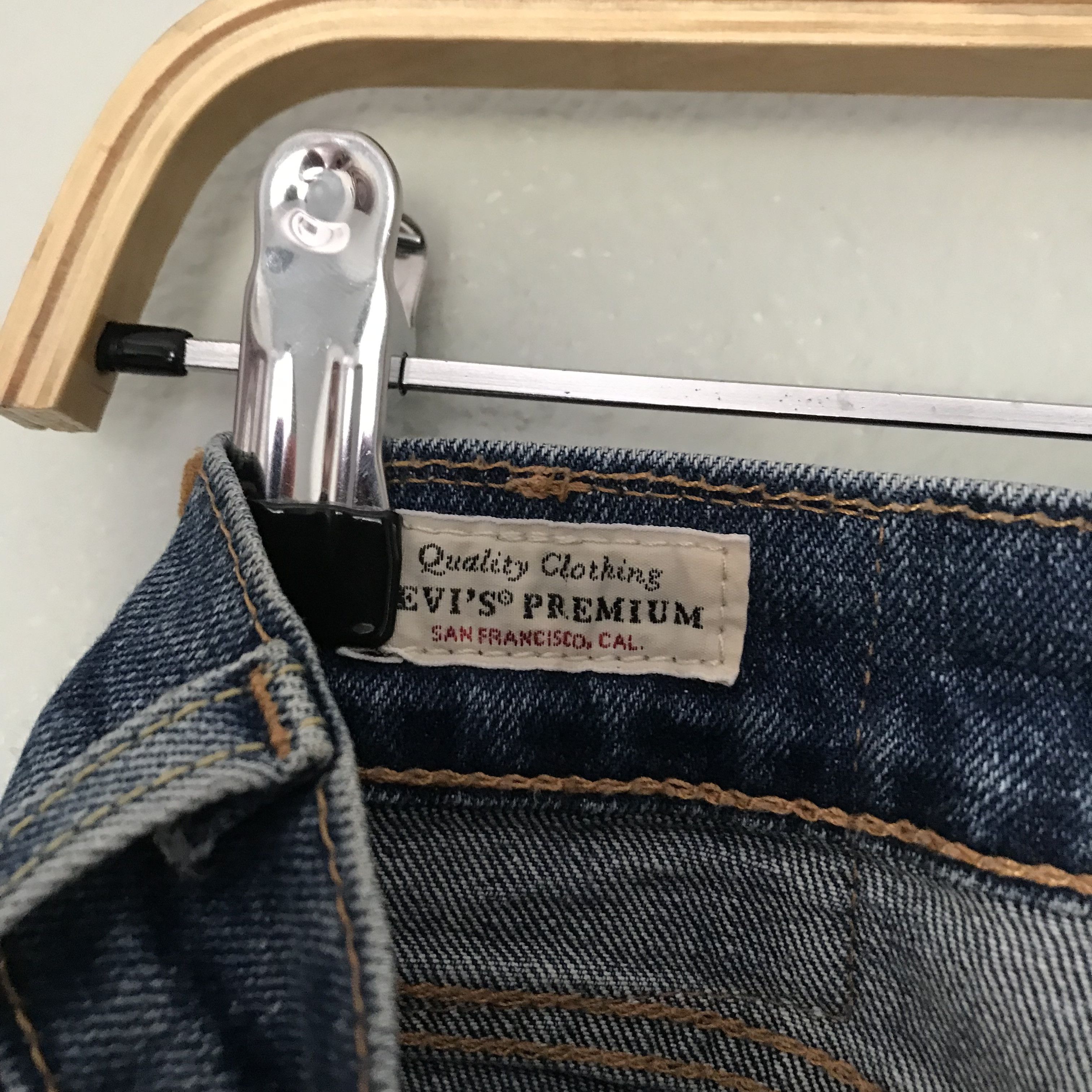 Levi's Vintage Y2K Levi’s 505 Bootcut Straight Leg Faded Jeans Size 33" - 9 Thumbnail