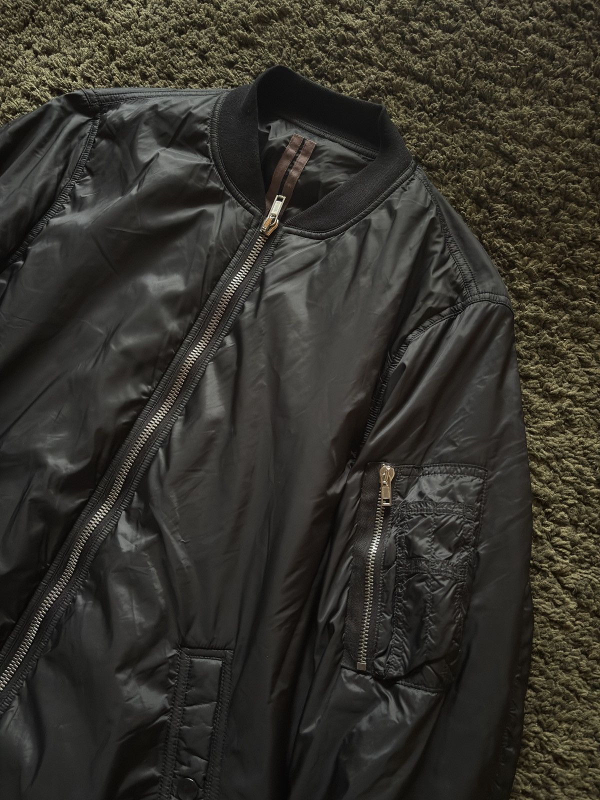 Rick Owens SS17 Rick Owens Drkshdw Black Oversized Bomber Jacket Size US S / EU 44-46 / 1 - 3 Thumbnail