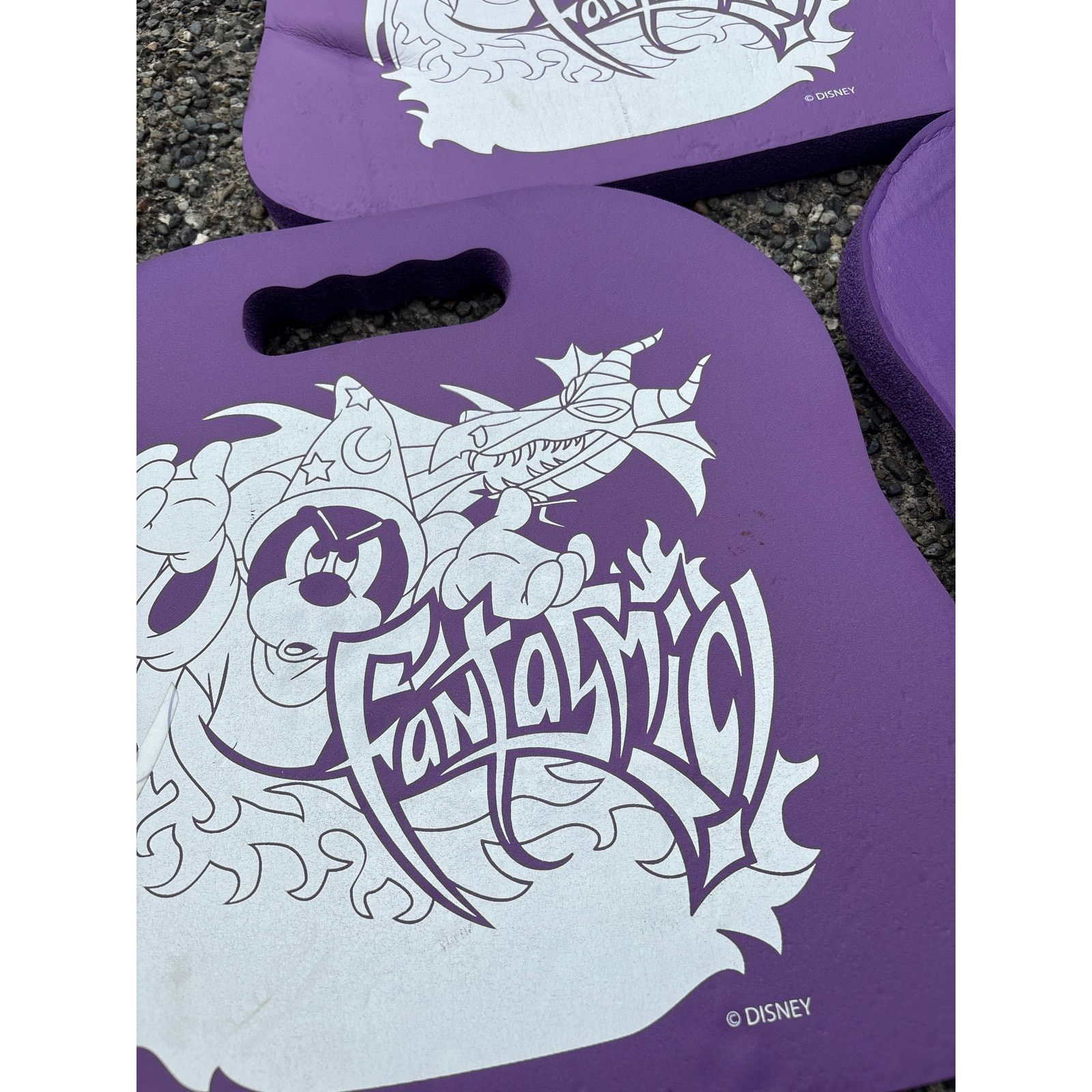 Disney Rare Vintage Fantasmic Disney Purple seat cover Disneyland Size ONE SIZE - 4 Thumbnail