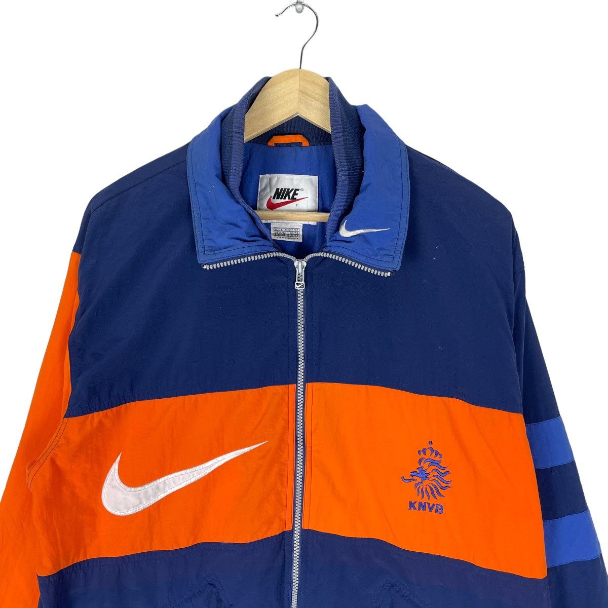 Nike 🌟90s NIKE NETHERLANDS EURO LIGHT ZIPPER JACKET Size US L / EU 52-54 / 3 - 2 Thumbnail