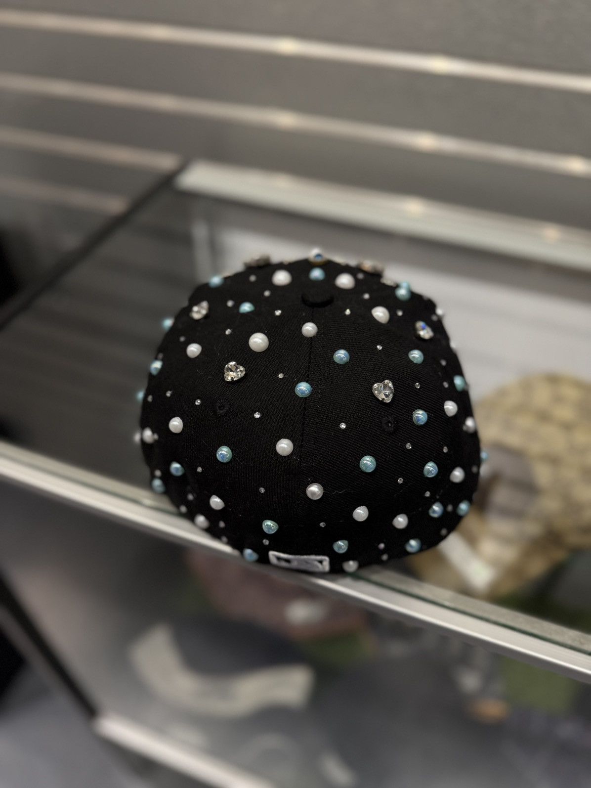 Other PAPE Fitted Hat Stone Crystal Brand New 7 3/8 Size ONE SIZE - 5 Thumbnail