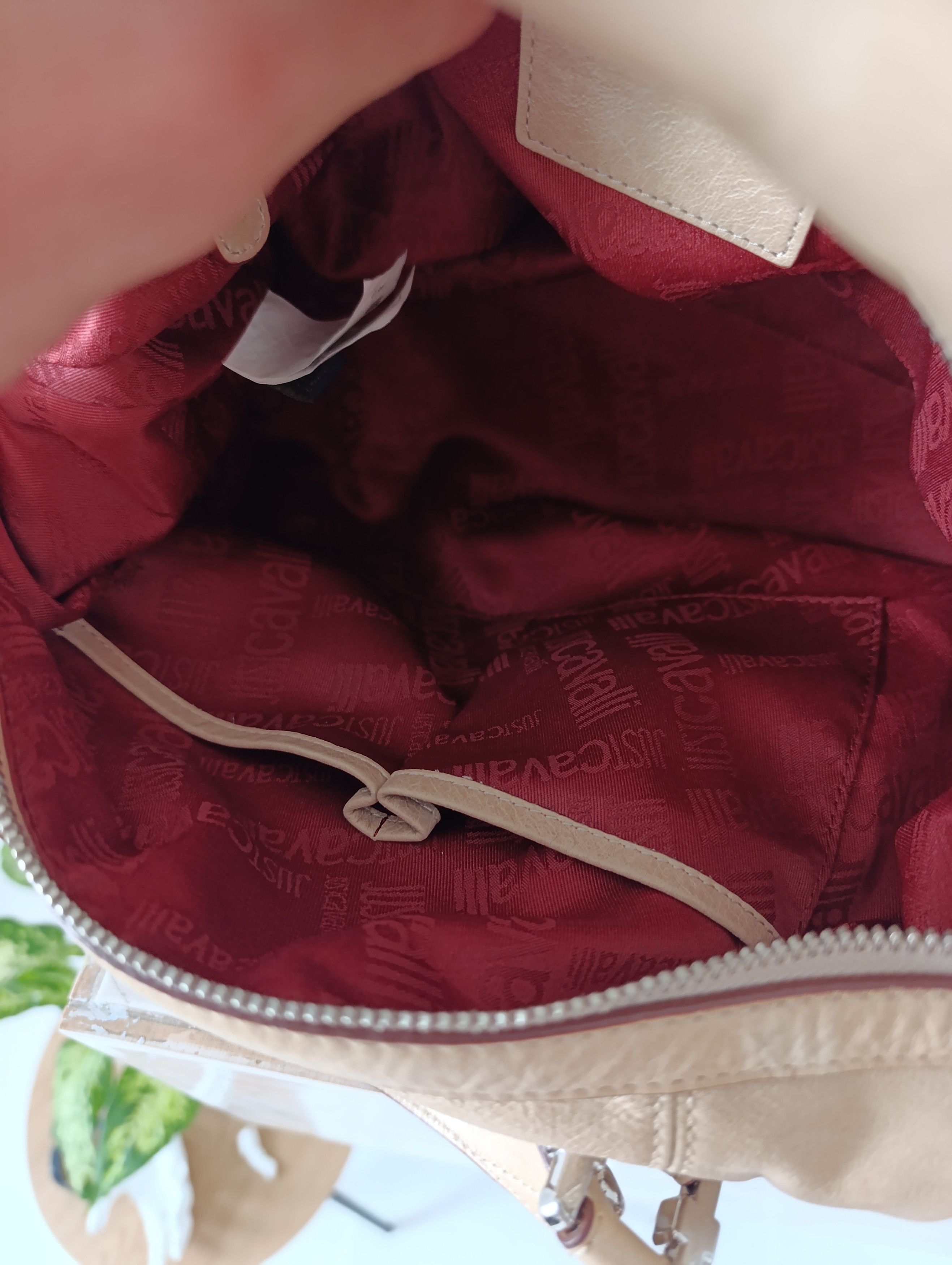 Just Cavalli VINTAGE JUST ROBERTO CAVALLI LEATHER BEIGE BAG Size ONE SIZE - 21 Thumbnail