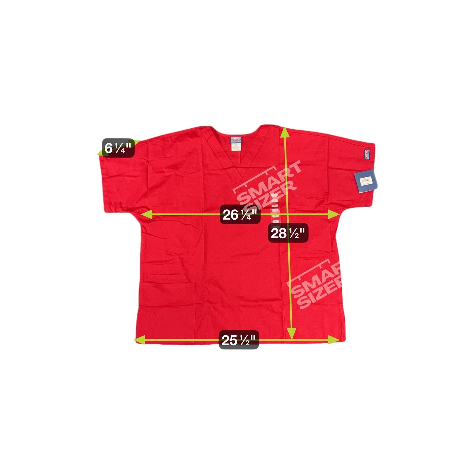 Cherokee XL Cherokee Scrub Top-Set of 2-Red Blue-Solid-3 Pocket Size XL / US 12-14 / IT 48-50 - 7 Thumbnail