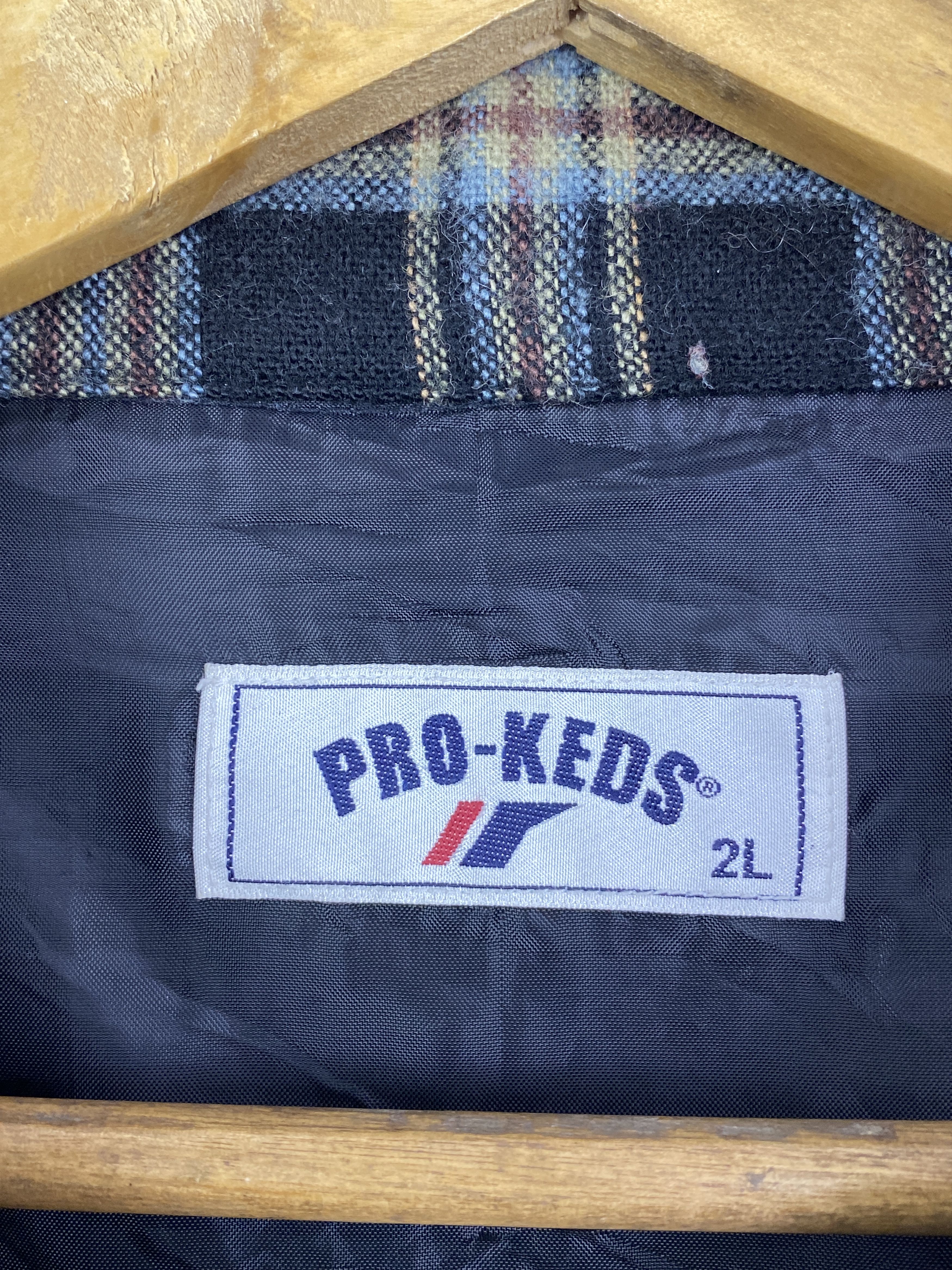 Pro-Keds Vintage Pro-Keds Plaid Flannel Zip-Up Shirt JA0211 Size US XXL / EU 58 / 5 - 7 Thumbnail