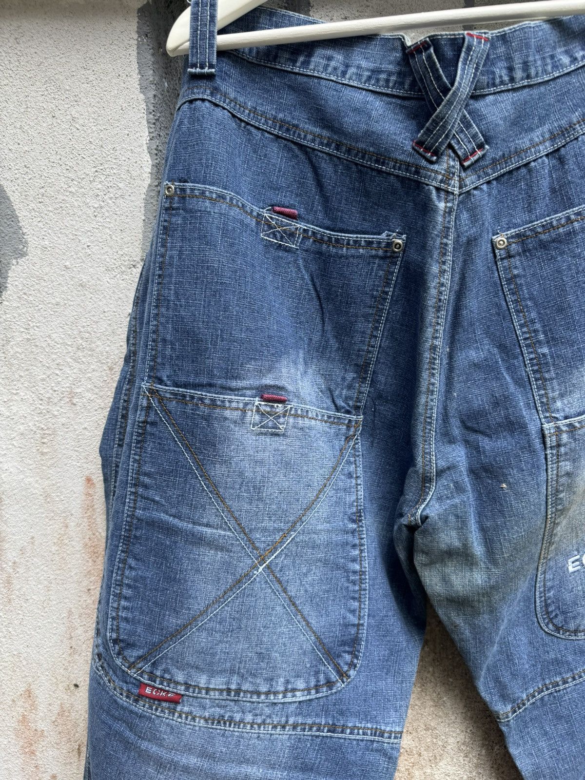 Ecko Unltd. × If Six Was Nine × Tornado Mart Vintage 90s ECKO UNLTD Flare HipHop Baggy Pants BOSS02 Size US 38 / EU 54 - 13 Thumbnail