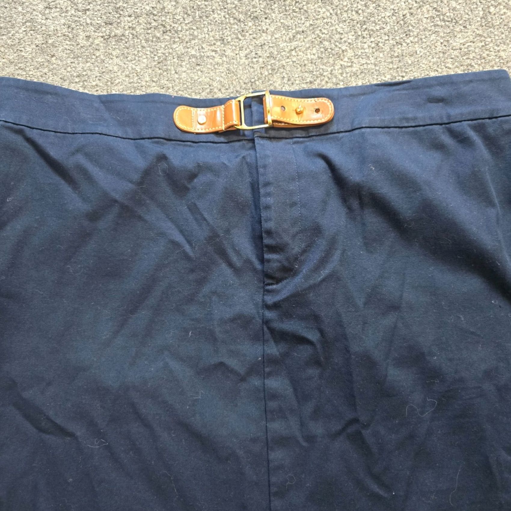 Ralph Lauren VINTAGE? Lauren Ralph Lauren Skirt Women 14 Blue Pencil Classic Capsule Timeless All Seasons Short Wool? Size 36" / US 14 / IT 50 - 2 Thumbnail