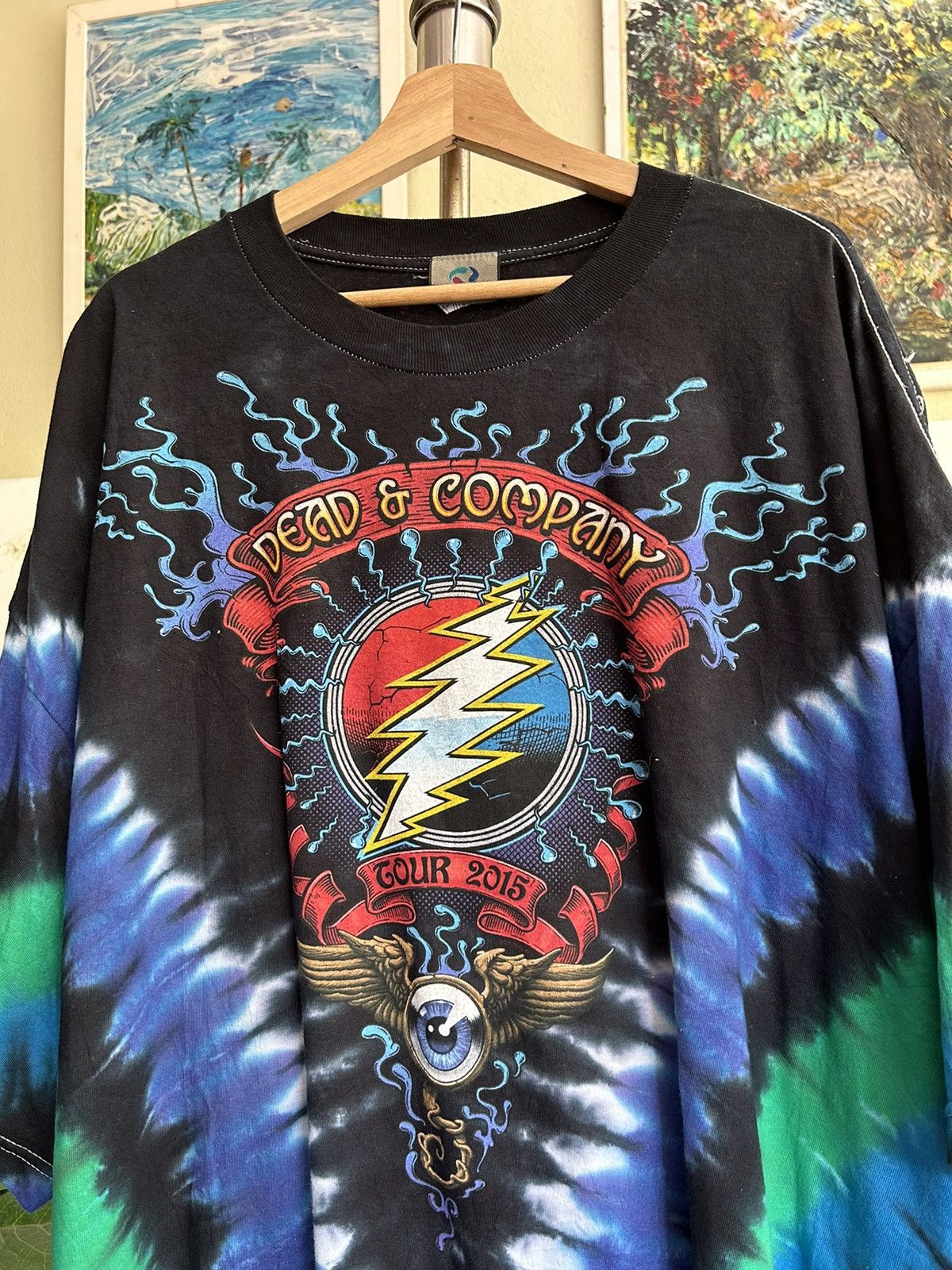 Liquid Blue Liquid Blue Dead Tour Oversized Tshirt Size US XXL / EU 58 / 5 - 3 Thumbnail