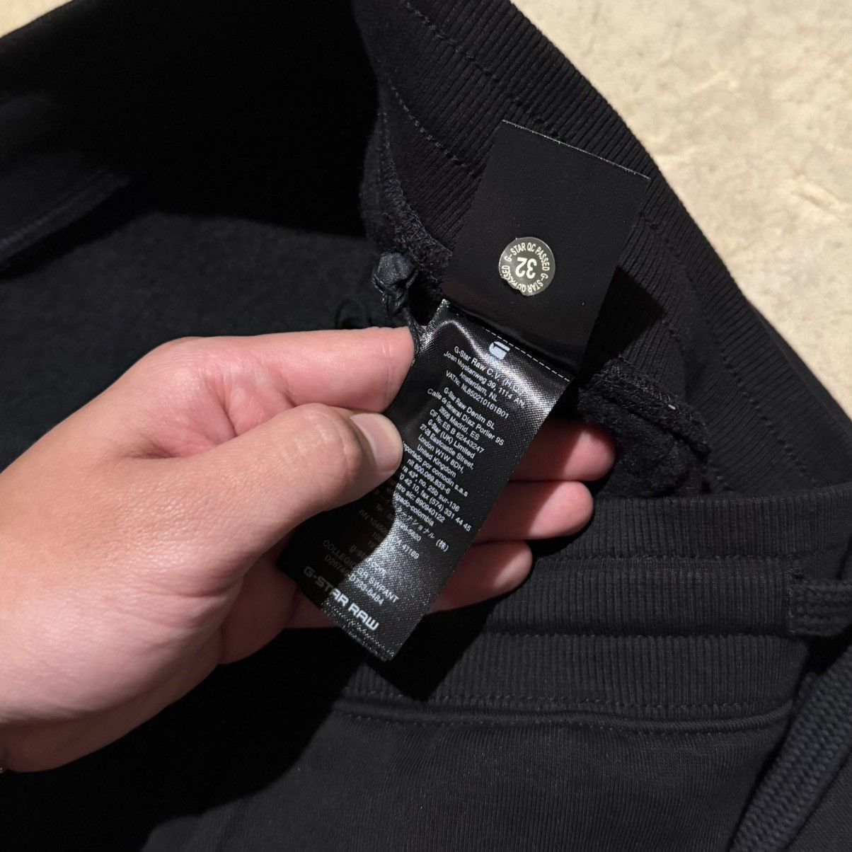 G-Star Brand New G-Star Raw Collegiate Logo Jogger Sweatpants Size US 36 / EU 52 - 6 Thumbnail