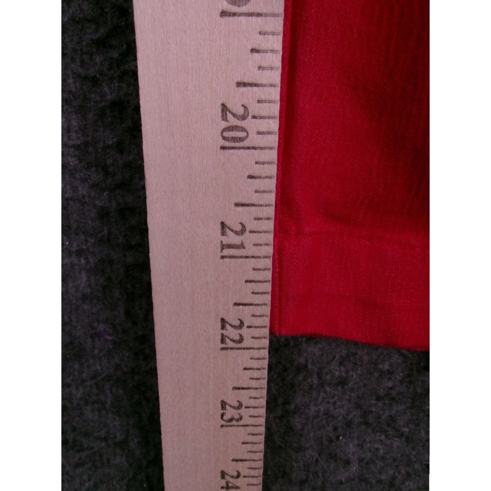 Vintage Sag Harbor Sport Pants Womens M Cropped Pull On Elastic Waist Side Pockets Red Size 32" / US 10 / IT 46 - 6 Thumbnail