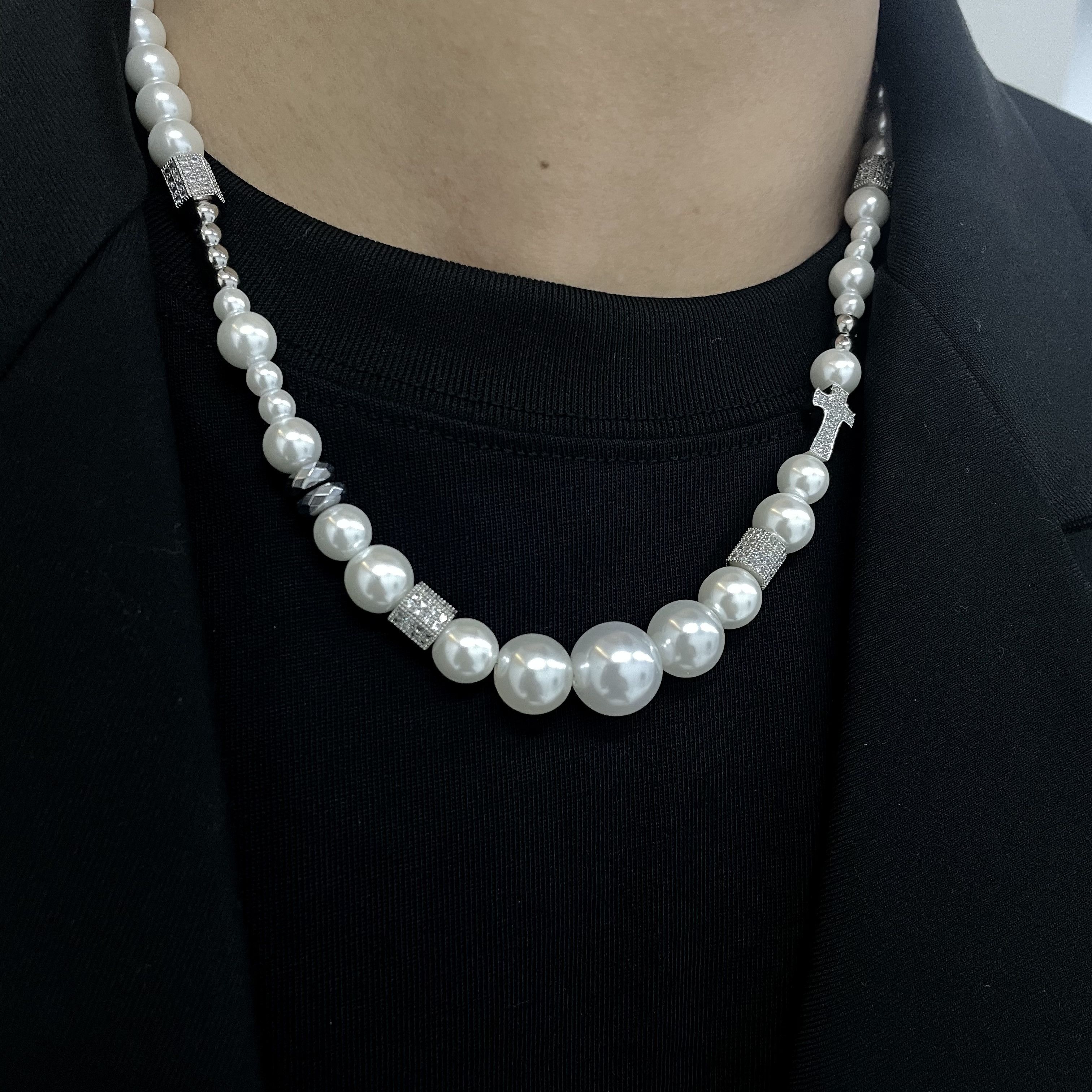 Other Pearl Hip-hop STEAL! Y2K Chains Necklace Chain Size ONE SIZE - 5 Thumbnail