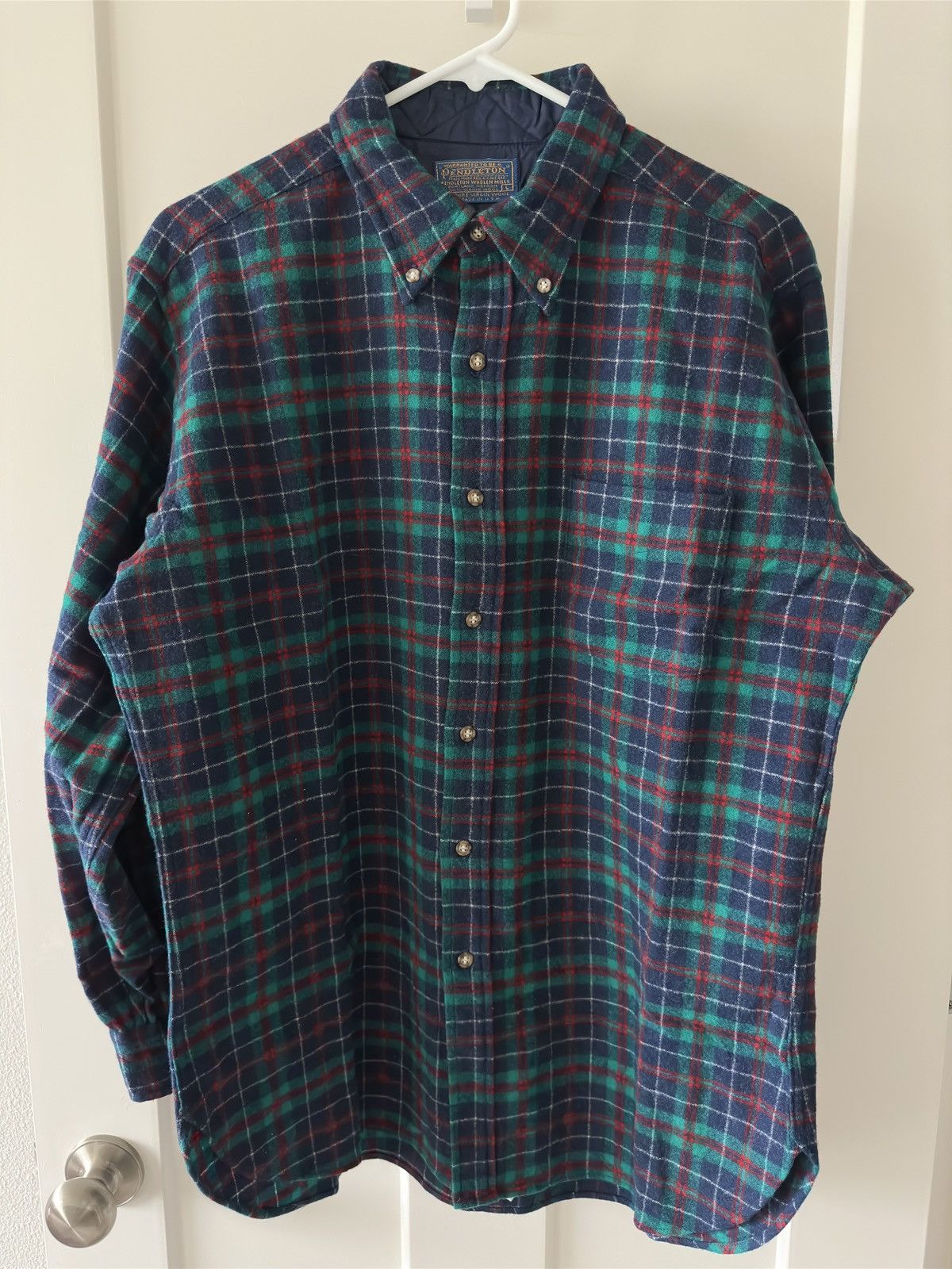 Pendleton Vintage Pendleton Fireside Shirt Wool Button Up Made In USA Size US L / EU 52-54 / 3 - 1 Thumbnail