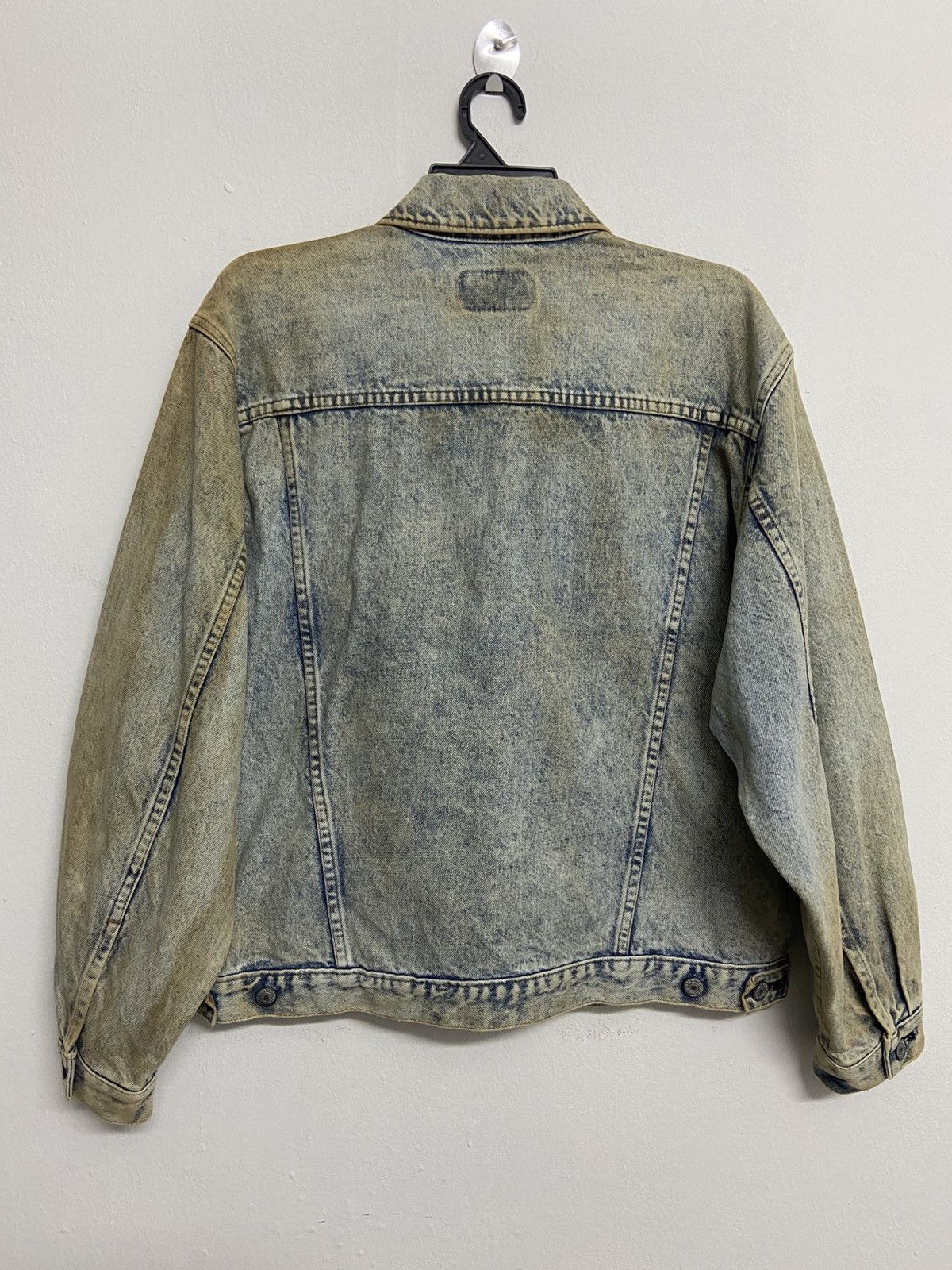 Levi's Vintage 80s Levis Trucker denim Jacket Acid Wash 70649 Size US M / EU 48-50 / 2 - 4 Thumbnail
