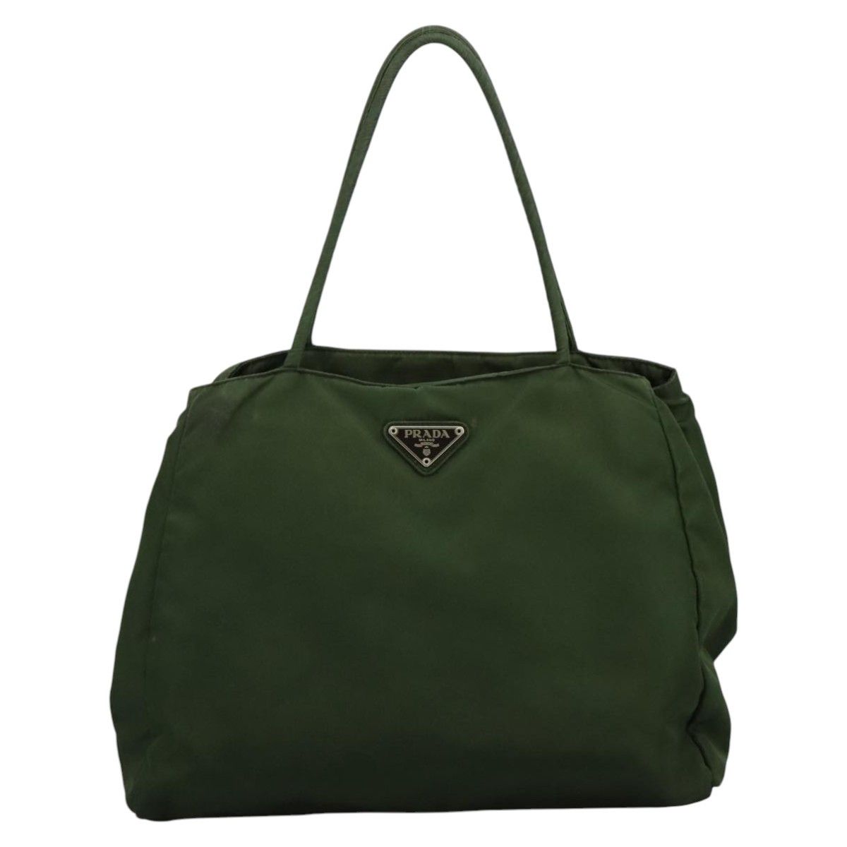 Prada Tessuto Khaki Synthetic Handbag (Pre-Owned) Size ONE SIZE - 1 Thumbnail
