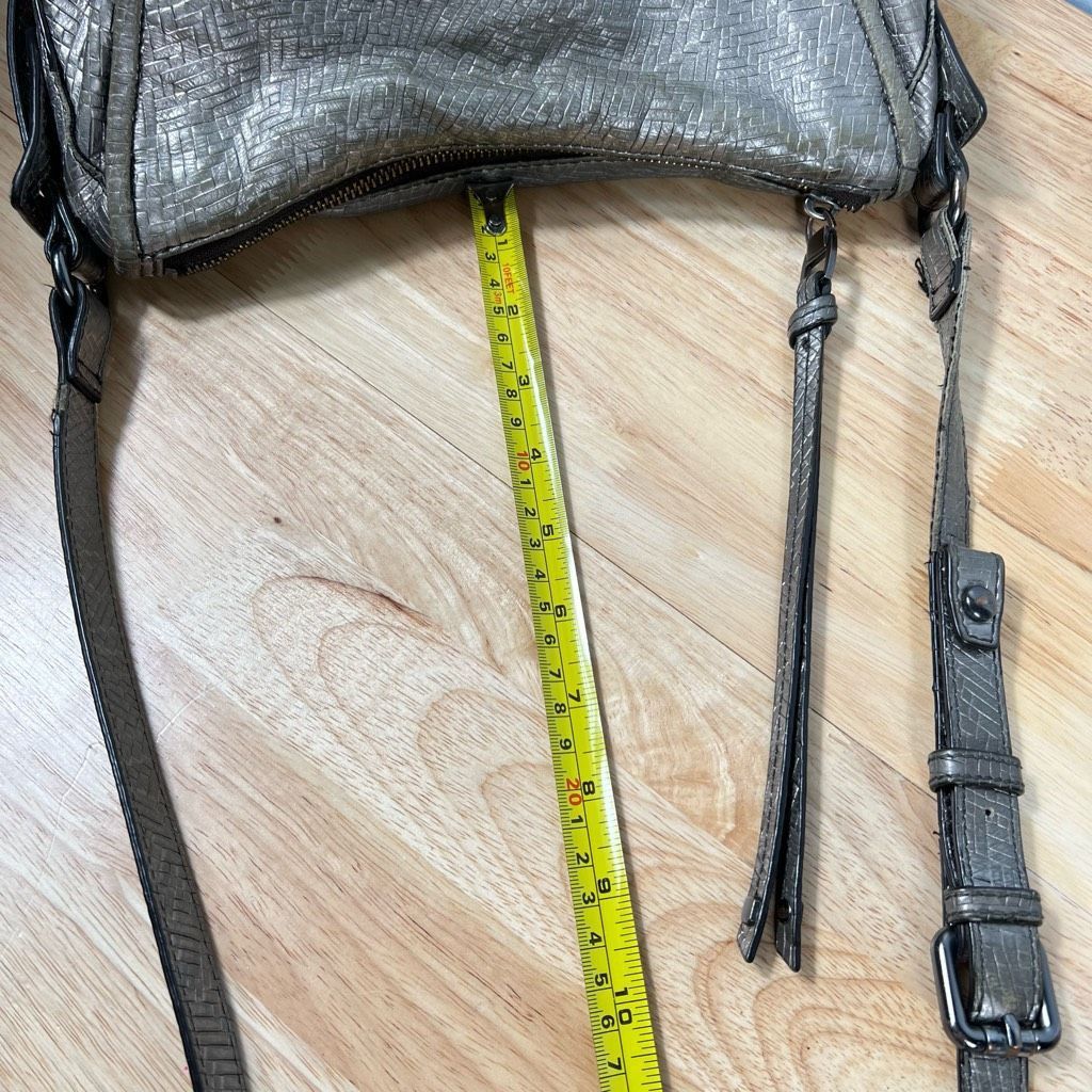 Other Kooba, “Gary” Crossbody Purse in Gunmetal Silver Faux Weave Women’s Bag Size ONE SIZE - 14 Thumbnail