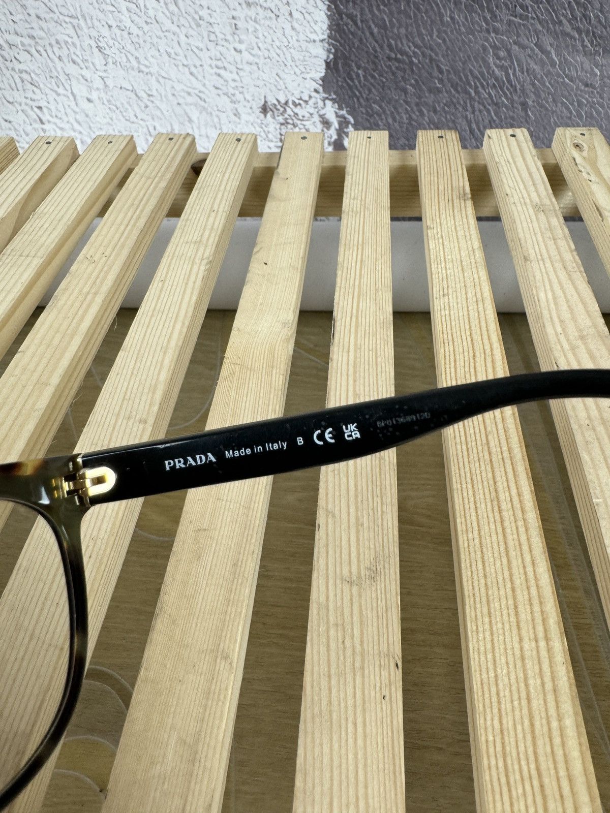 Prada PRADA Milano Eyeglasses VPR05W 389-1O1 53-19 Cat Eye Frame Size ONE SIZE - 7 Thumbnail