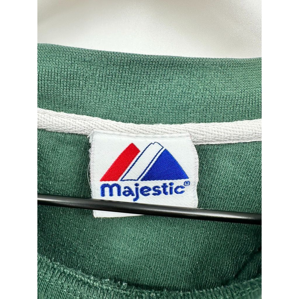 Majestic Vintage 90's Oakland A's Green Crewneck Sweatshirt Majestic Size US L / EU 52-54 / 3 - 2 Thumbnail