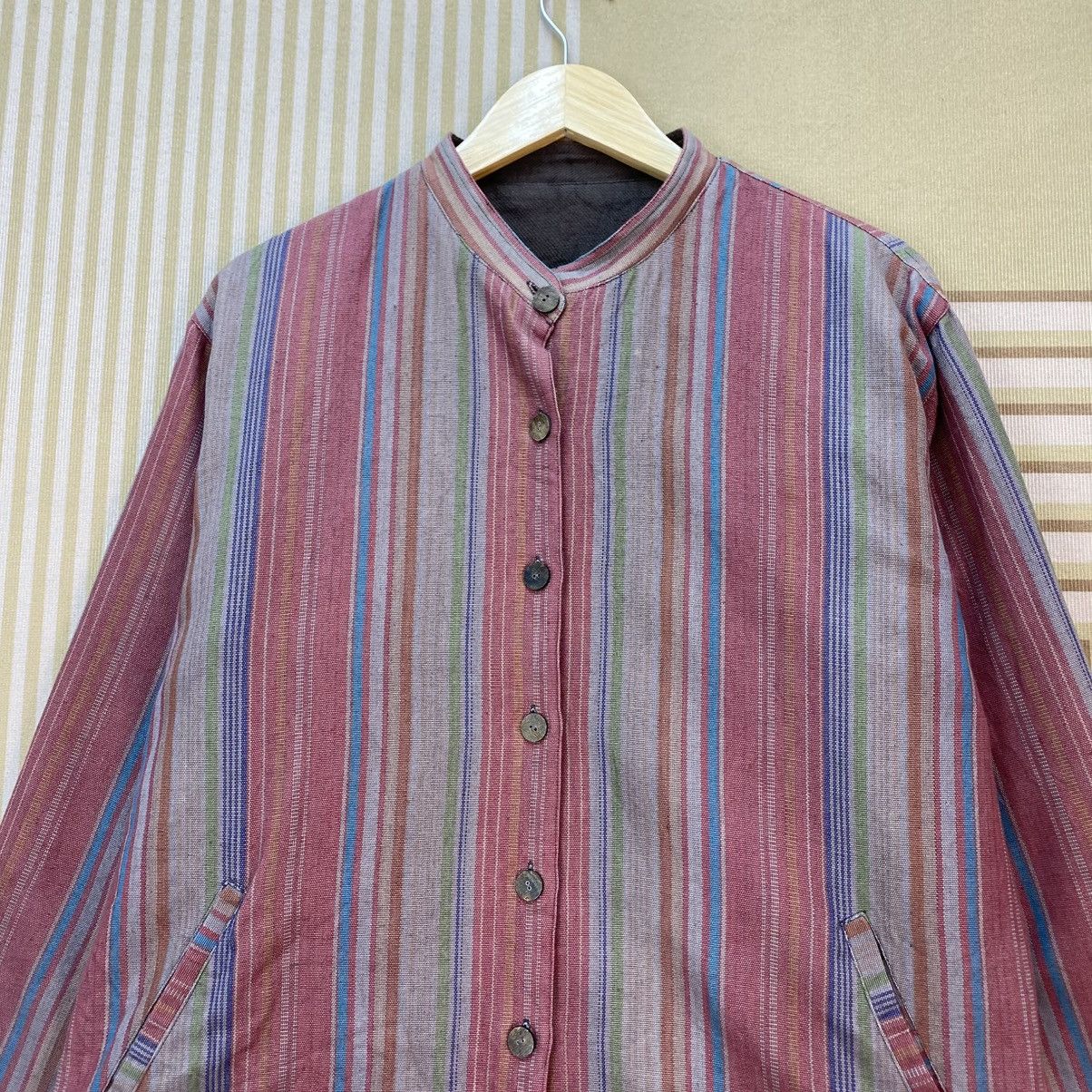 Blue Blue Japan 🫶Vintage Amina Stripes Reversible Jacket Size US M / EU 48-50 / 2 - 3 Thumbnail