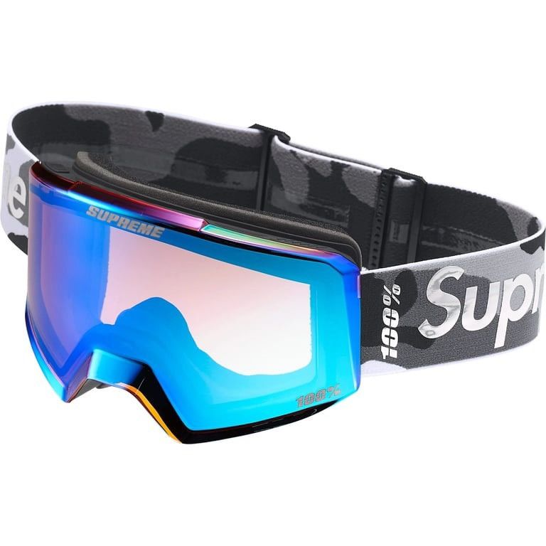 Supreme Supreme 100% NORG Goggles Snow Camo Ski Snowboard HiPER Lens Size ONE SIZE - 2 Thumbnail