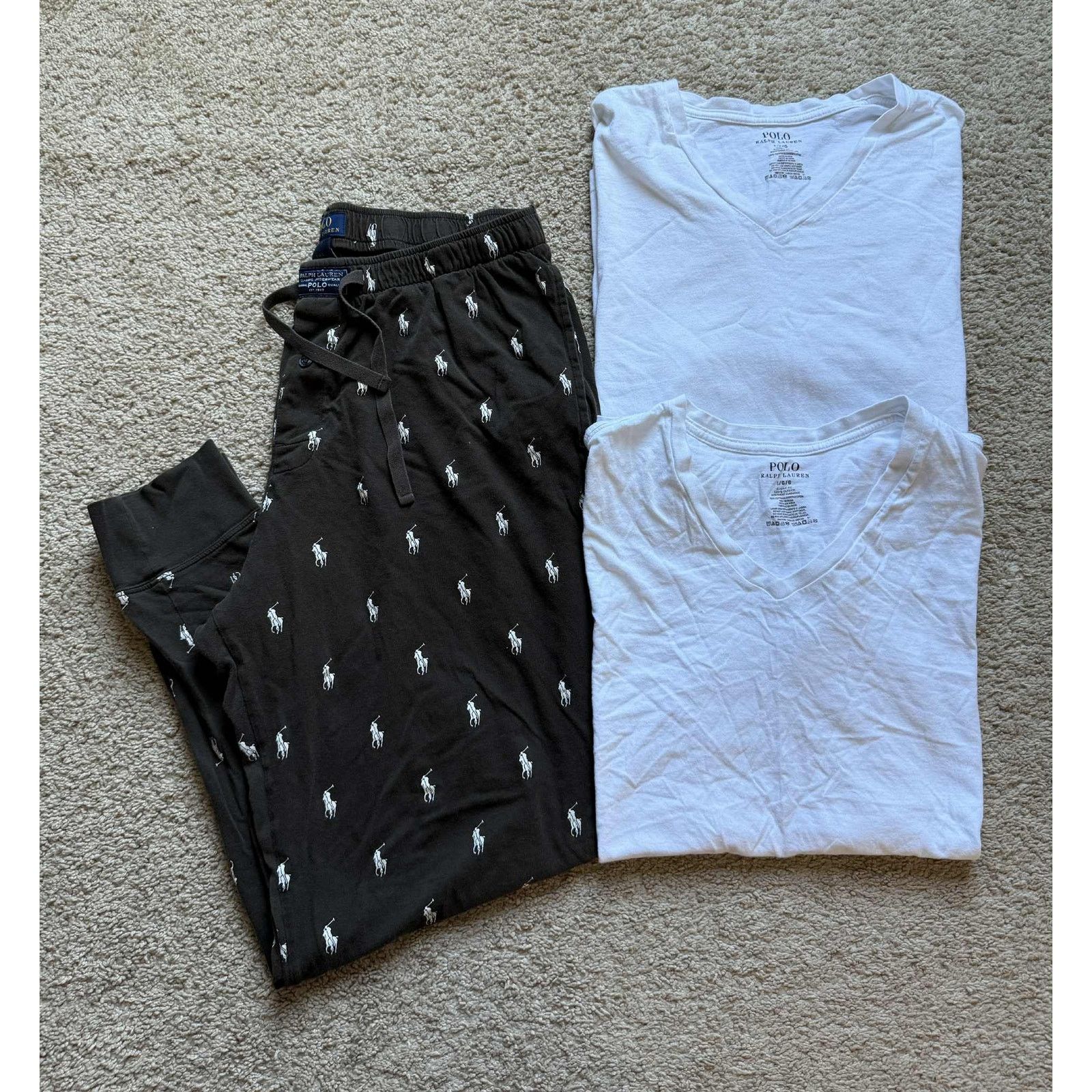Polo Ralph Lauren Polo Ralph LaurenT-Shirt & Jogger Pants Sleepwear Set L Size US L / EU 52-54 / 3 - 2 Thumbnail