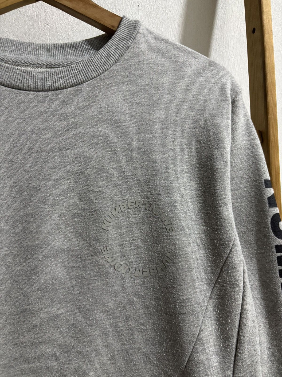 Number (N)ine Number Nine Sleeve Hit Sweatshirt Size US L / EU 52-54 / 3 - 3 Thumbnail
