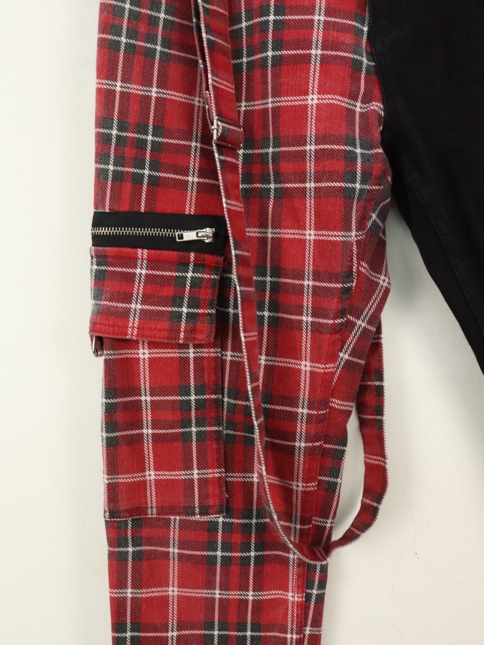 Japanese Brand Bondage Punk Tartan Plaid Hybrid Pant Size US 33 - 10 Thumbnail