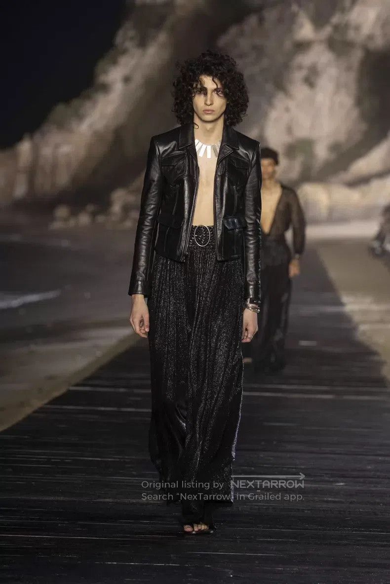Saint Laurent Paris Saint Laurent Paris Cowhide Double Zipper Four Pocket Leat Size US S / EU 44-46 / 1 - 7 Thumbnail