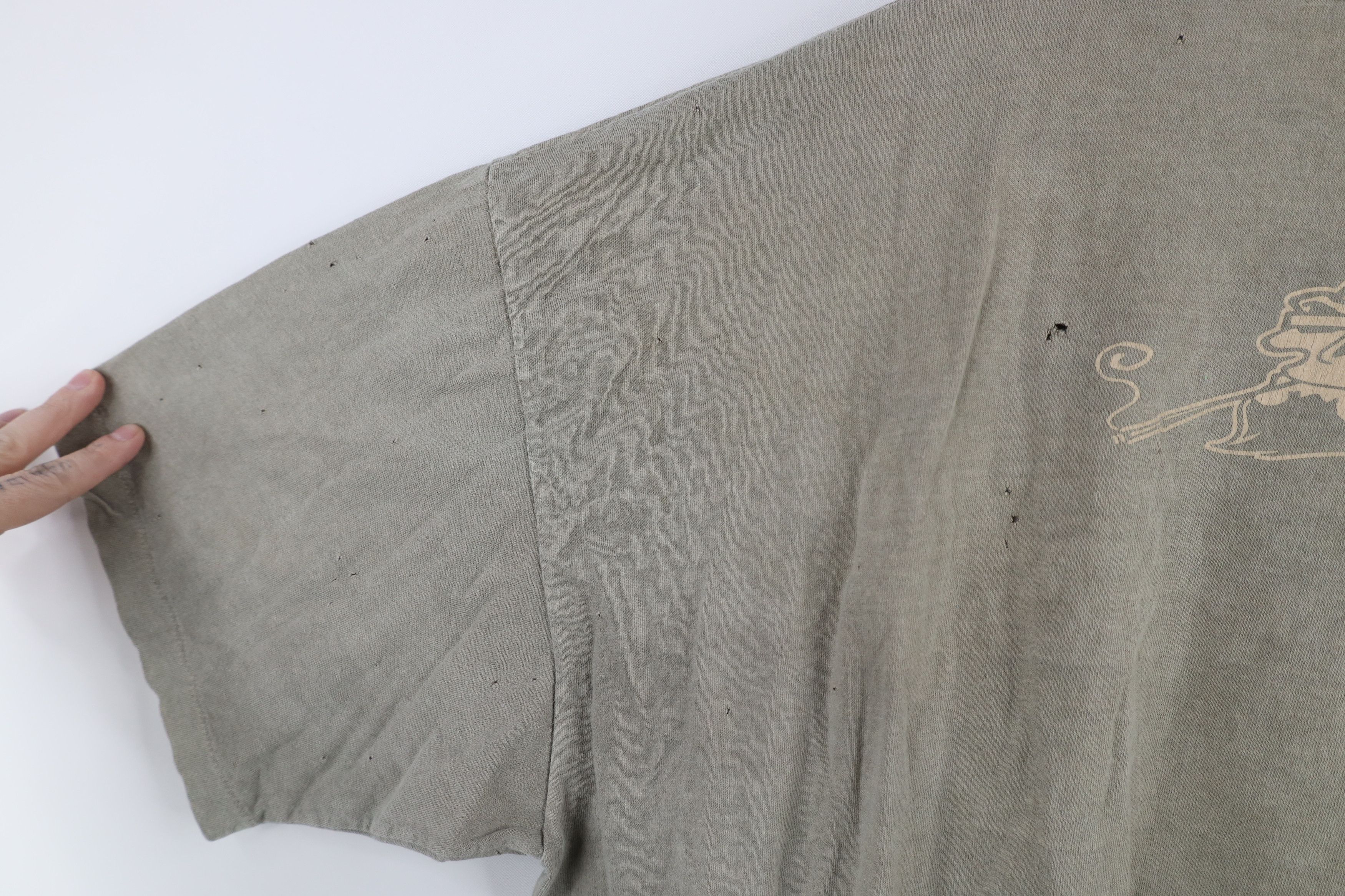 Vintage Vintage 90s Streetwear Detroit Ghetto Rags T-Shirt USA Size US XL / EU 56 / 4 - 12 Thumbnail