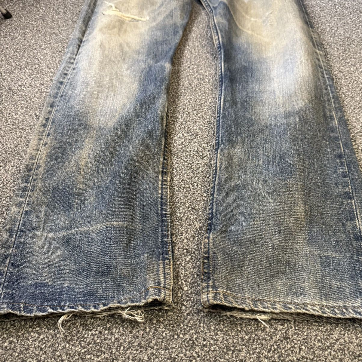 If Six Was Nine 🔥🇯🇵 Vintage Japanese Levis 505 Distressed Denim Size US 36 / EU 52 - 8 Thumbnail