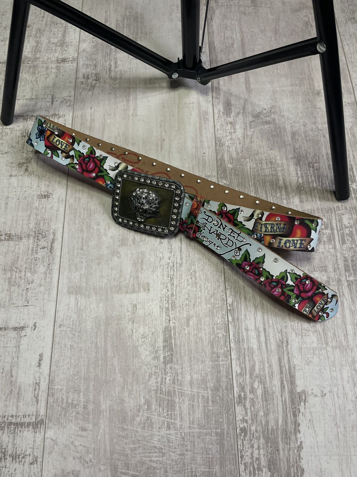 Ed Hardy Vintage Ed Hardy 00’s Belt Japanese Style Multicolour RARE Size ONE SIZE - 1 Thumbnail