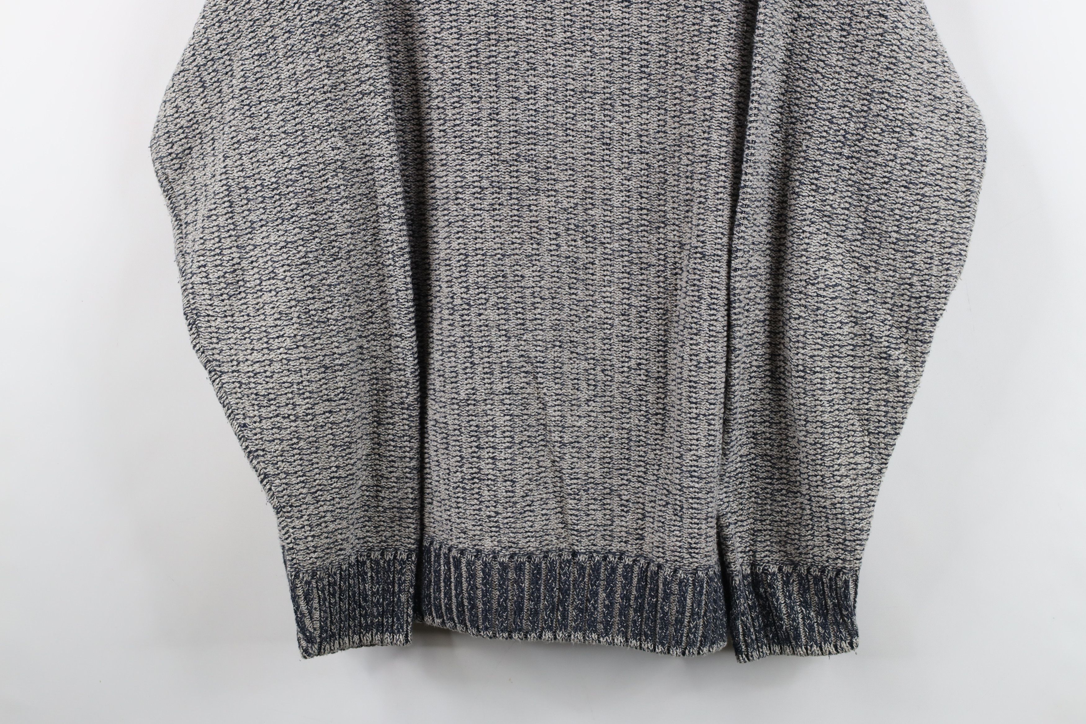 Vintage Vintage 90s Streetwear Chunky Ribbed Knit V-Neck Sweater USA Size US M / EU 48-50 / 2 - 3 Thumbnail