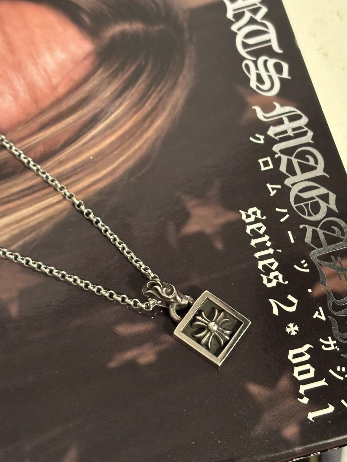 Chrome Hearts Framed Ch Plus pendant | Grailed