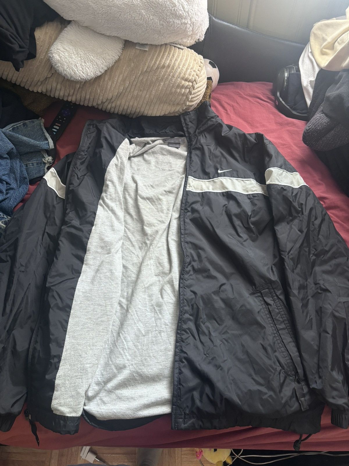 Nike Black Nike light jacket Size US L / EU 52-54 / 3 - 2 Thumbnail