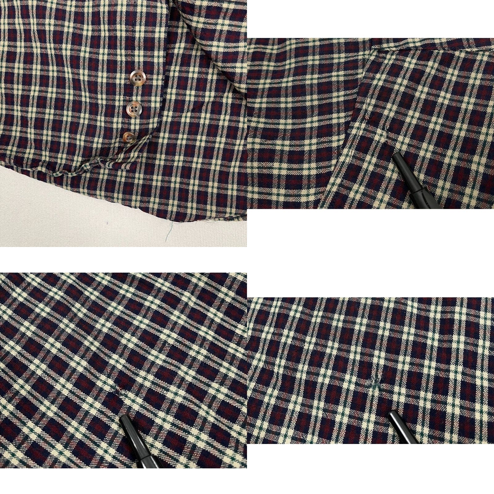 Pendleton VINTAGE Pendleton Shirt Mens M Wool Flannel Red Plaid Button-Down Size US M / EU 48-50 / 2 - 8 Thumbnail