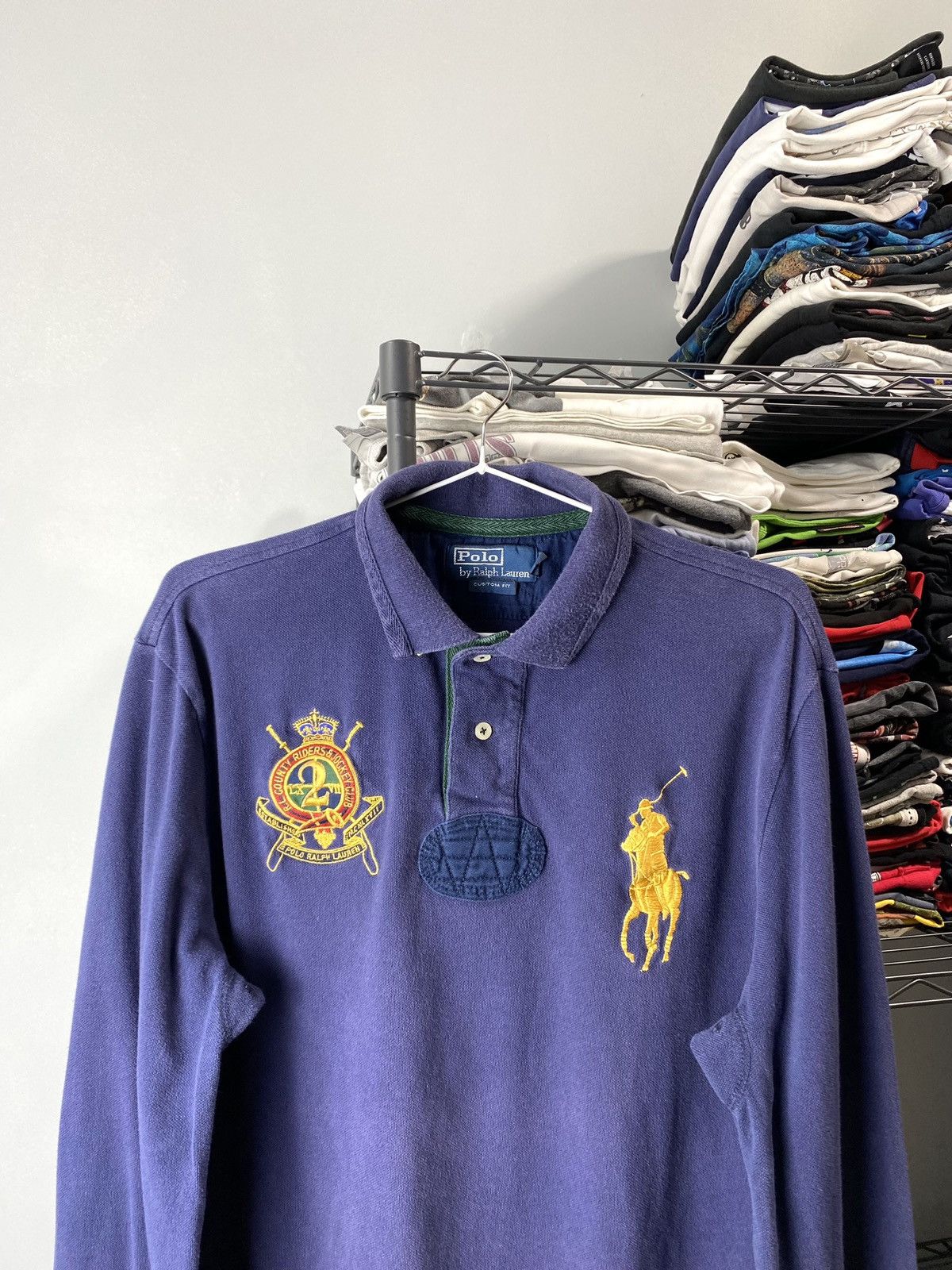 Polo Ralph Lauren Vintage Polo Ralph Lauren Rugby Longsleeve Kanye West Size US L / EU 52-54 / 3 - 3 Thumbnail