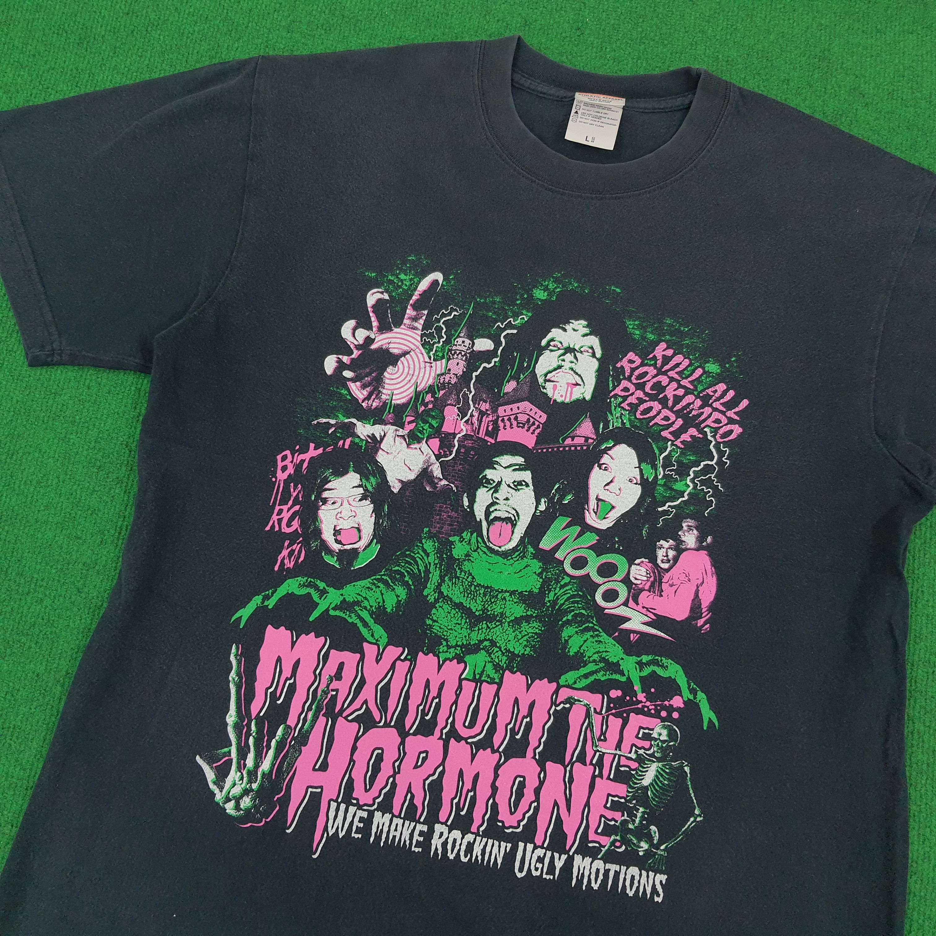 Band Tees × Japanese Brand × Vintage Vintage Maximum The Hormone Japan Rock Band Tshirt Size US L / EU 52-54 / 3 - 2 Thumbnail