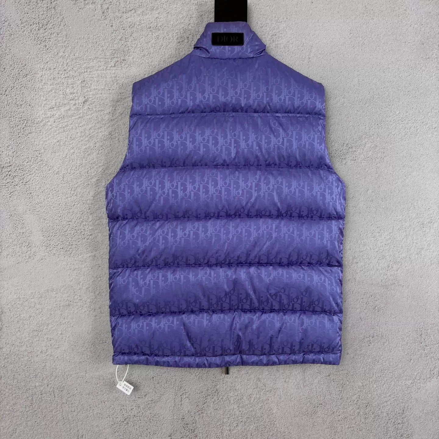 Dior DIOR Purple Oblique Full Logo Down Vest Size US S / EU 44-46 / 1 - 2 Thumbnail