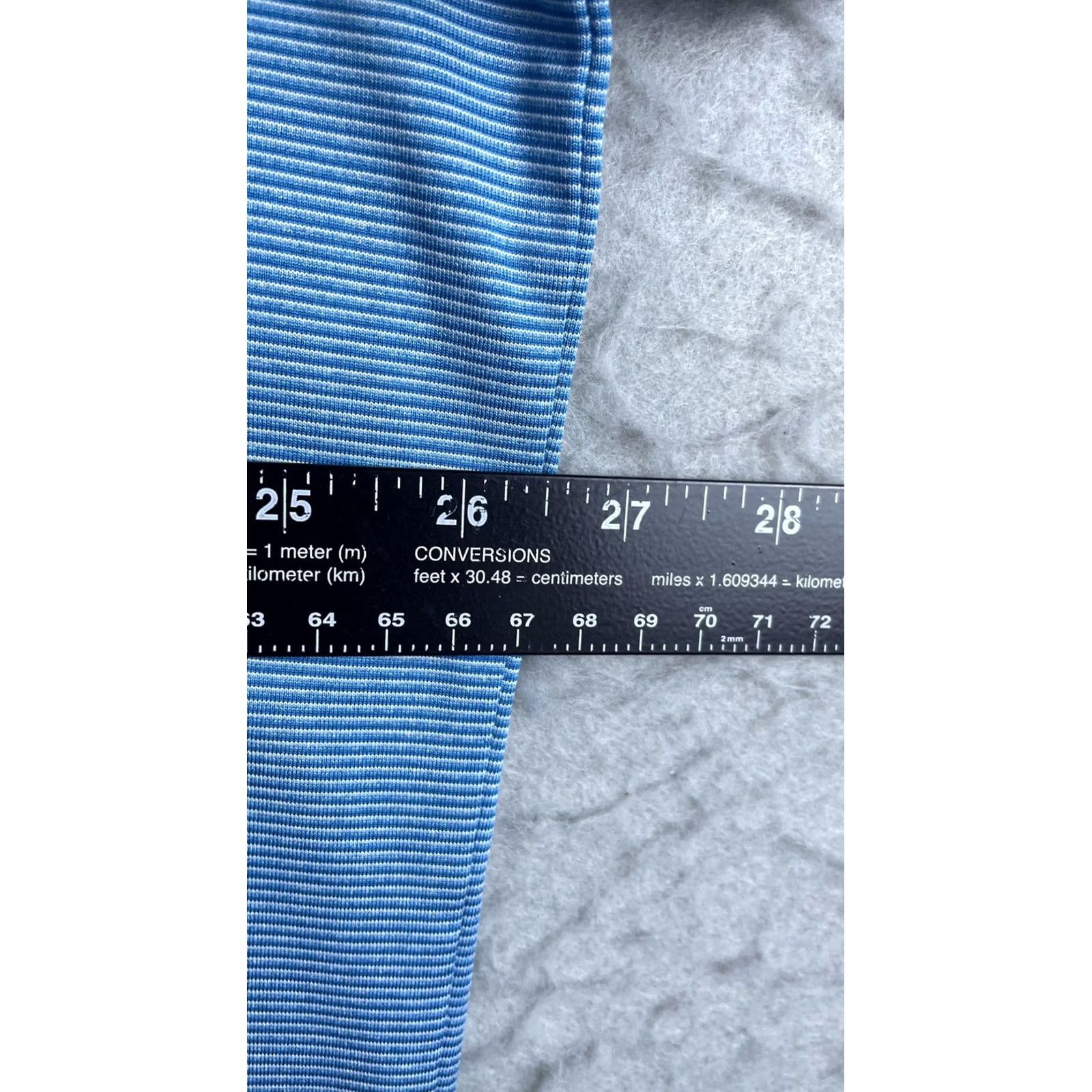 Nike Nike Tiger Woods Dri-FIT Polo Shirt Mens 2XL Blue Stripe Golf Short Sleeve Logo Size US XXL / EU 58 / 5 - 6 Thumbnail