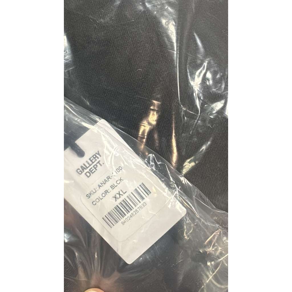 Gallery Dept. o1rshd1 Q:5 / Anarchy Long Sleeve Tee T-Shirt in Black Size US XXL / EU 58 / 5 - 15 Thumbnail