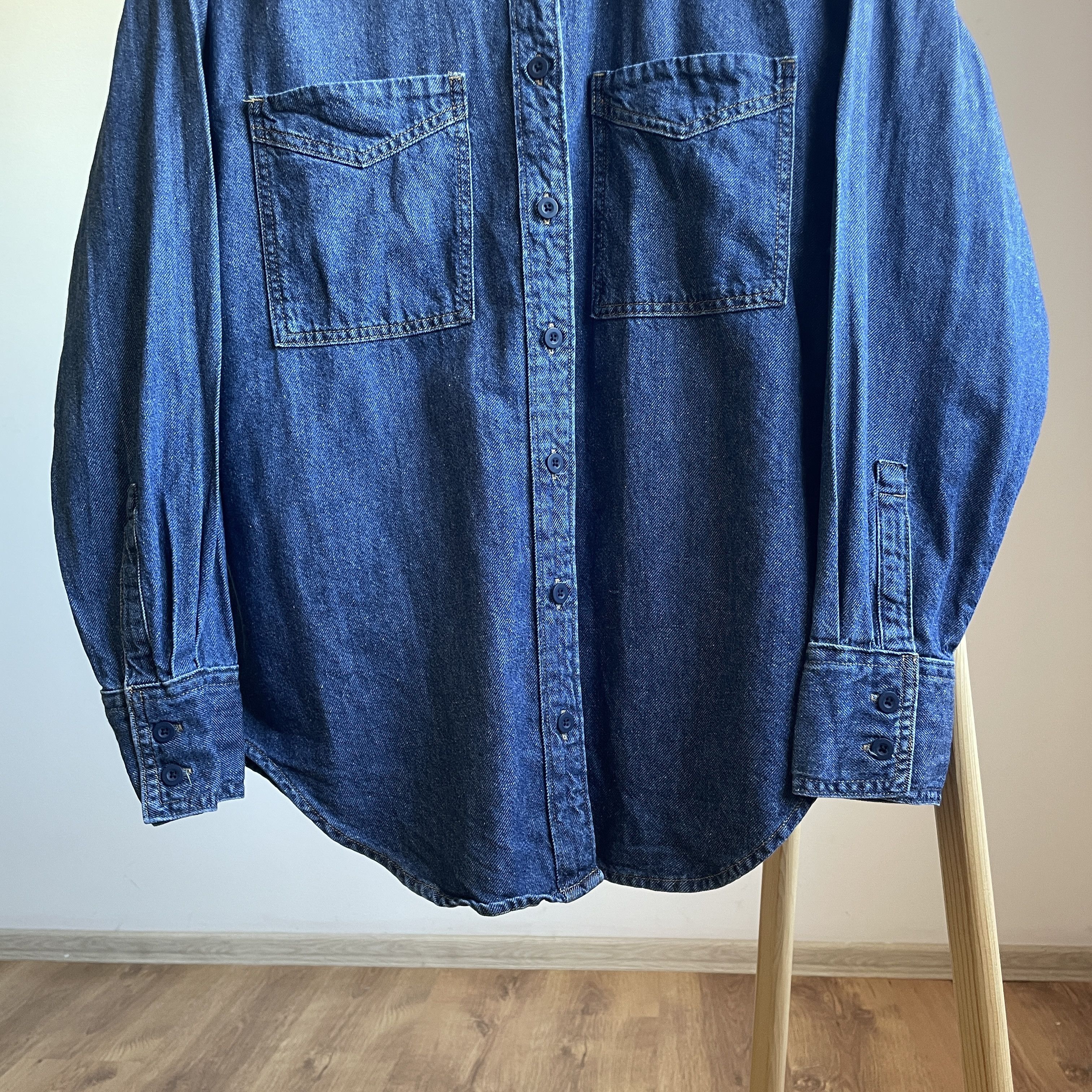 Levi's Levi's Womens Oversized Denim Western Shirt Size S Size S / US 4 / IT 40 - 5 Thumbnail