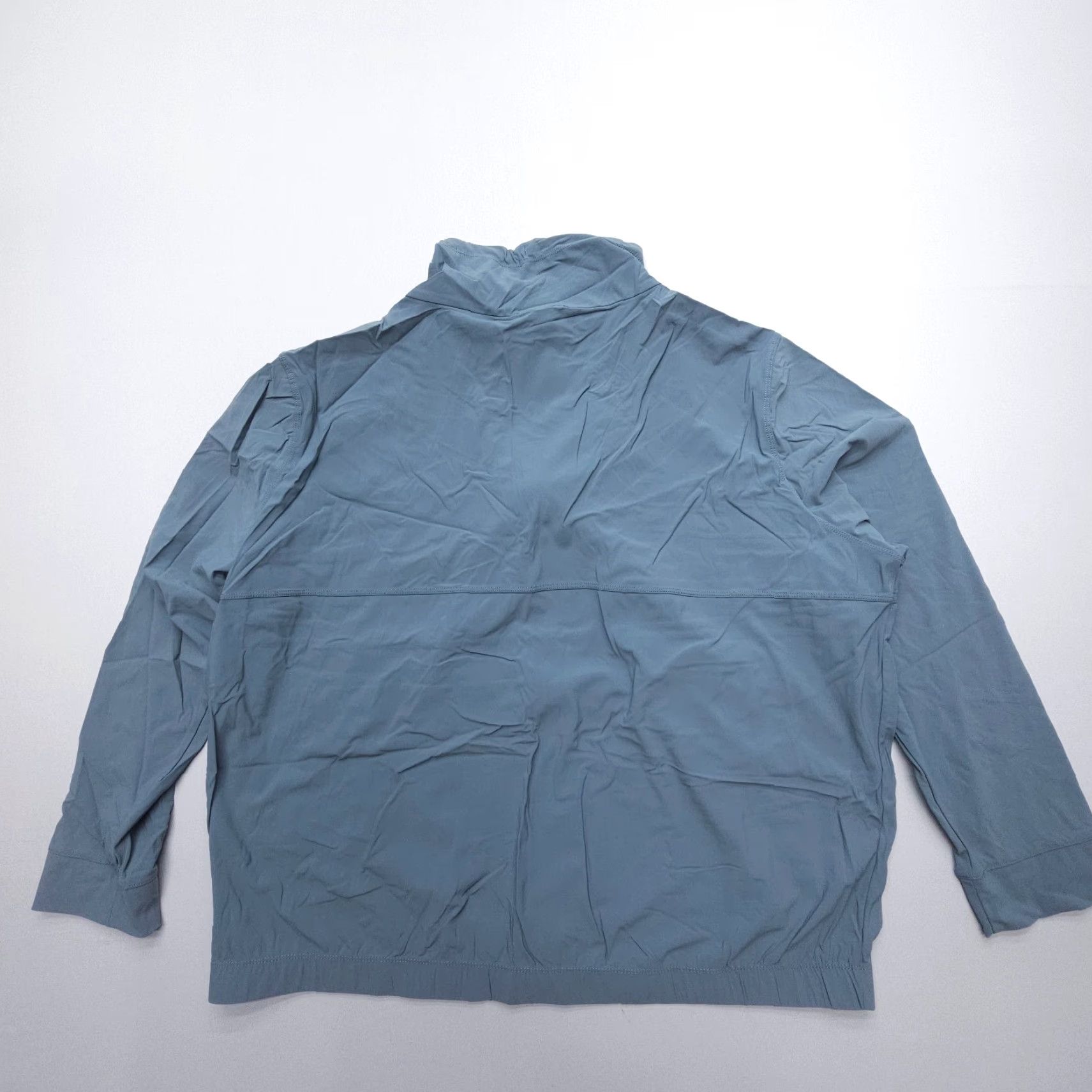 Vintage Kirkland Signature Jacket Shirt Women 2XL Blue Full Zip Lightweight Outdoor Active Stretch Pockets Casual Travel (Mens/Womens) Size XXL / US 16-18 / IT 52-54 - 2 Thumbnail