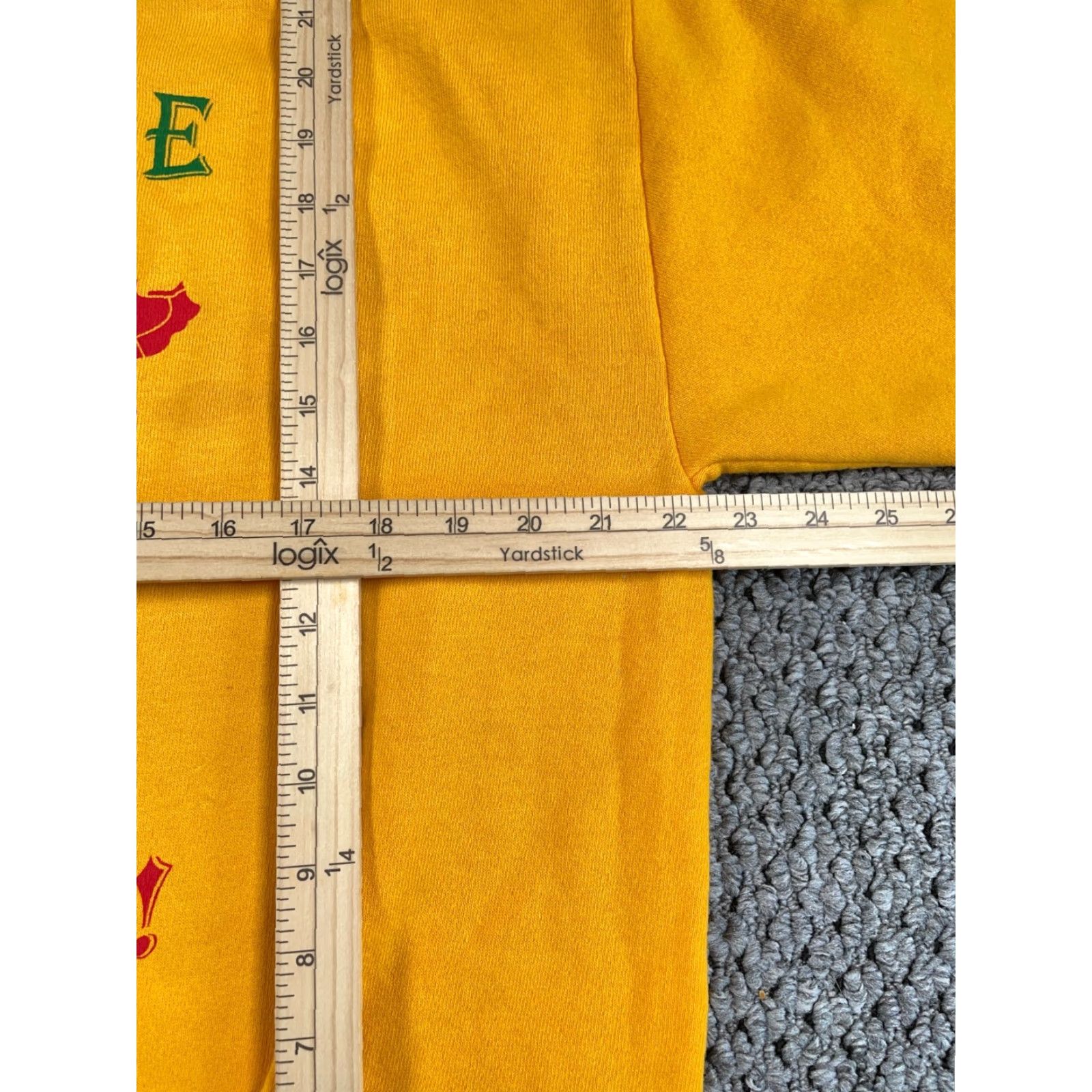 Jerzees VTG Africa My People Map Print Sweatshirt Adult Large Dark Yellow USA Made 50-50 Adults Large Yellow 90s Retro Jerzees Sweatshirt Mens Size US L / EU 52-54 / 3 - 5 Thumbnail