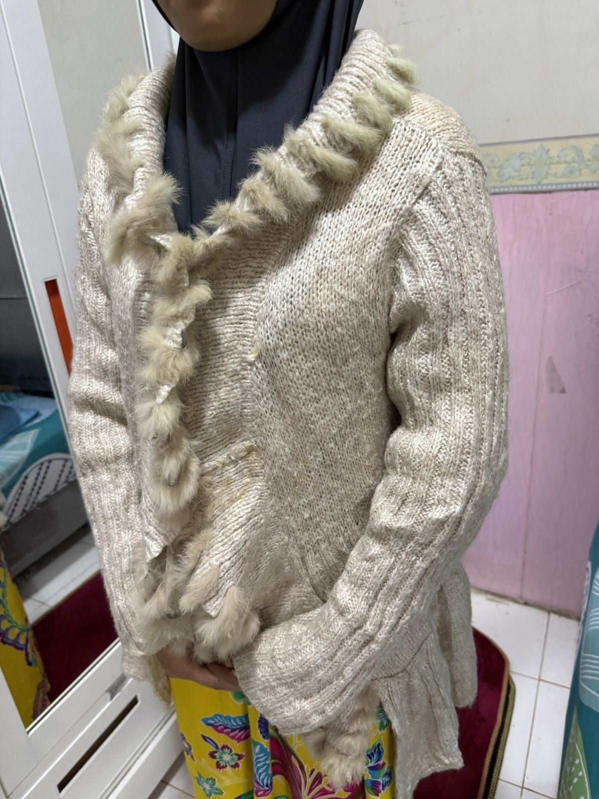 Japanese Brand Fur cardigan japanese brand Size US M / EU 48-50 / 2 - 8 Thumbnail
